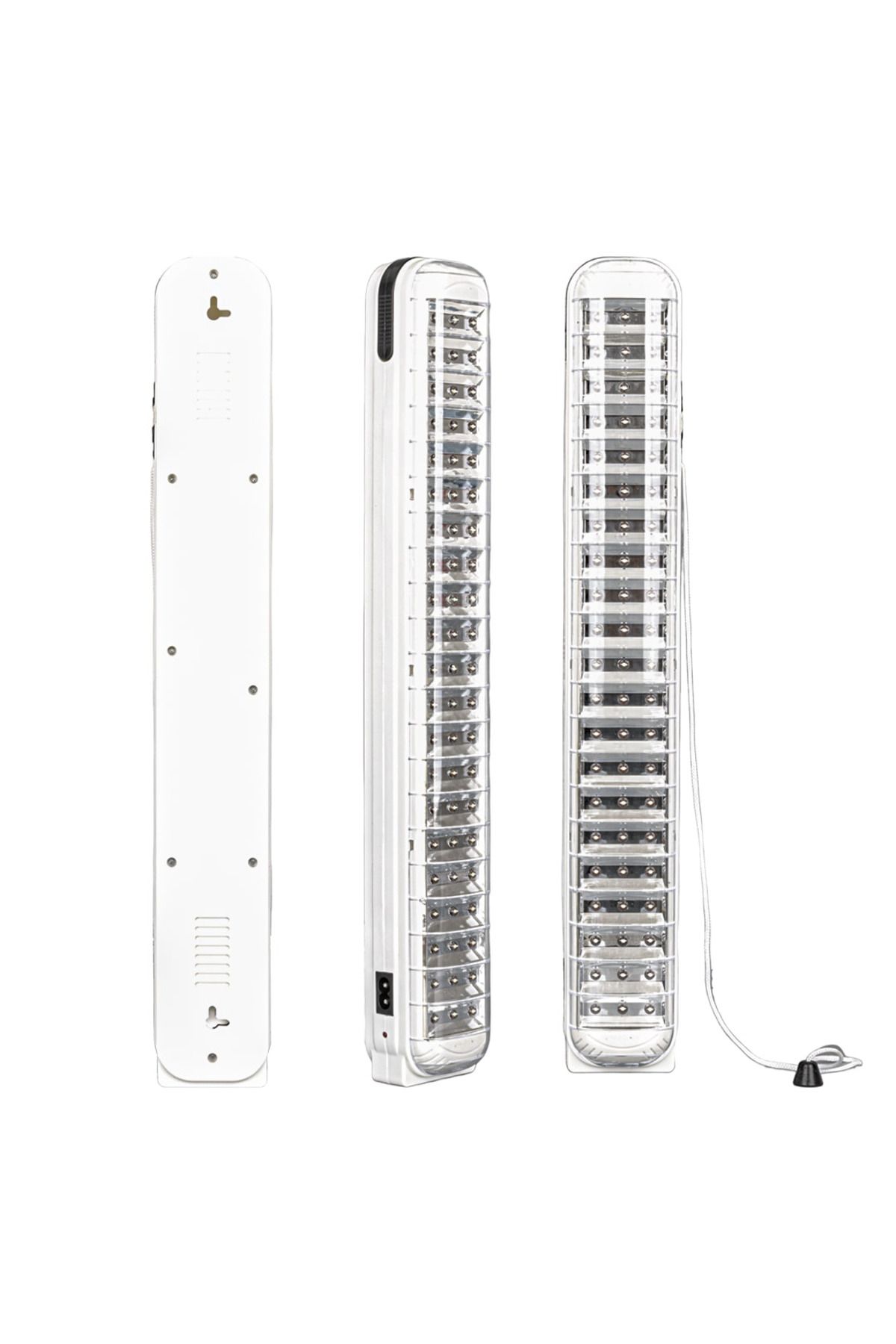 nelerbulurum 2 MODLU ŞARJLI İP İLE AÇMA/KAPAMA DUVARA MONTE EDİLEBİLİR 63 SMD LED ŞARJLI IŞILDAK
