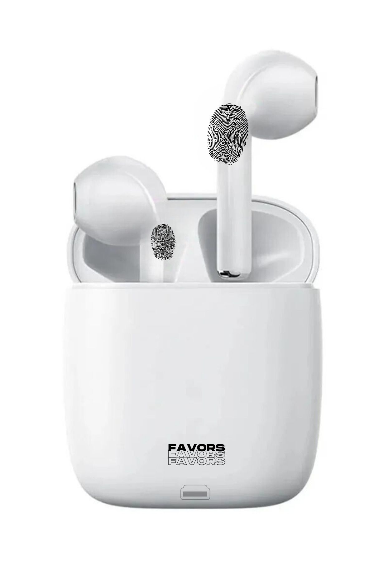 Favors Ios Android Uyumlu Dokunmatik Bluetooth Kulaklık 8d Stereo Hd Ses İnpods Beyaz