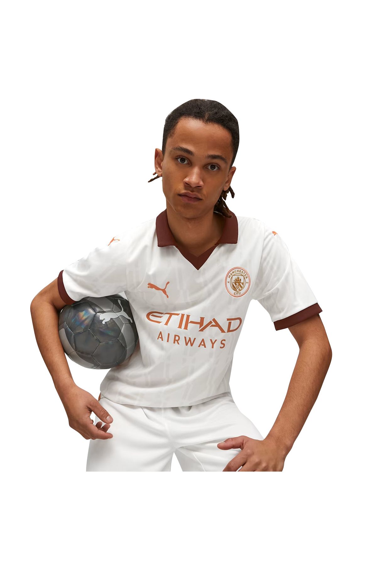 Puma Beyaz Manchester City Away Erkek Çok Renkli Futbol Forma 77044902