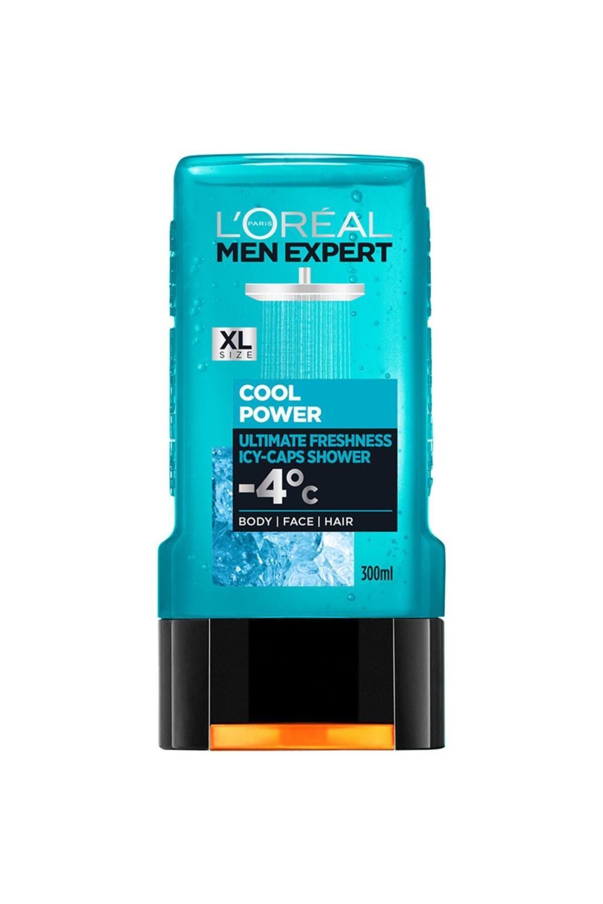 L'Oreal Paris L'Oréal Paris Men Expert Cool Power Buz Ferahliğinda Duş Jeli 300Ml