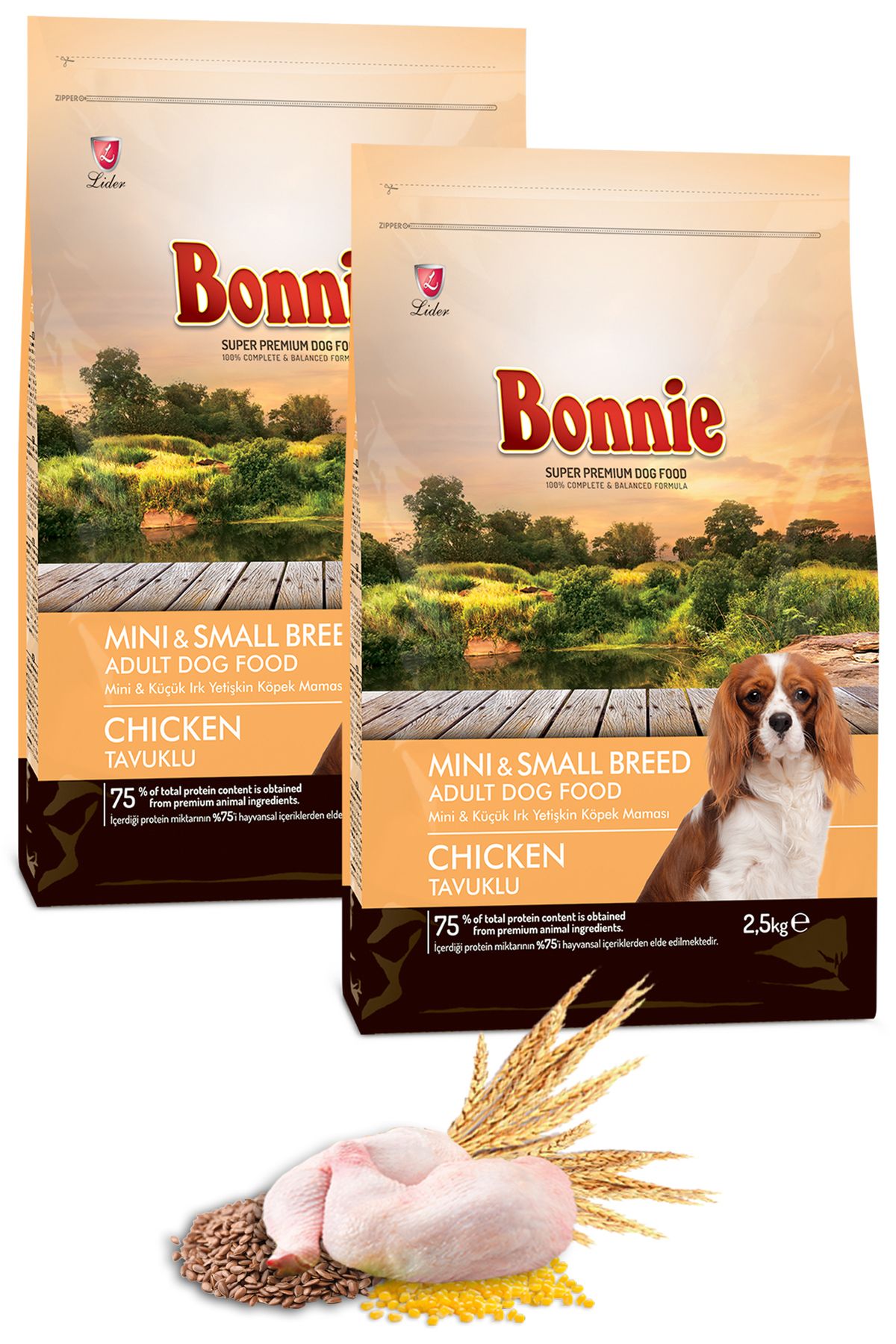 Bonnie Mini Küçük Irk Yetişkin Köpek Maması 2.5 Kg X 2