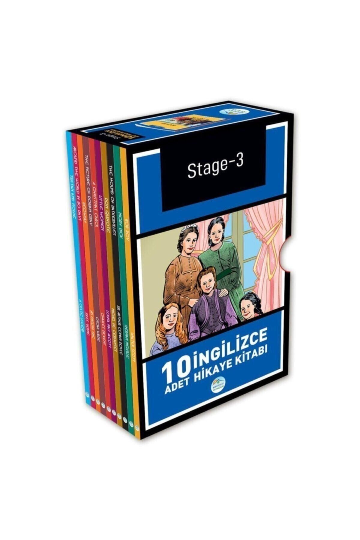 Mavi Çatı Yayınları Stage-3 Ingilizce Hikaye Seti 10 Kitap