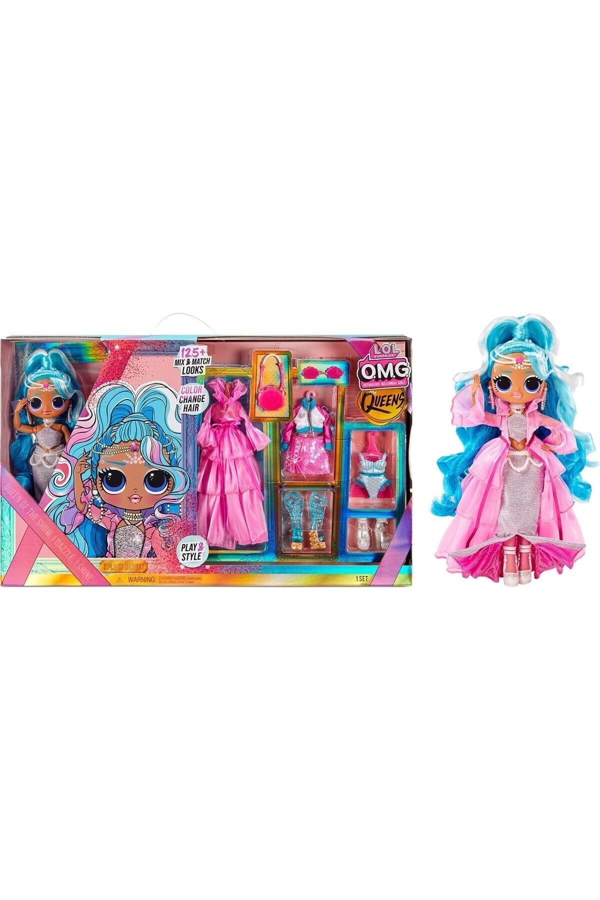 Barbie Civciv Oyuncak Lol Surprise Omg Queens Splash Model Bebek