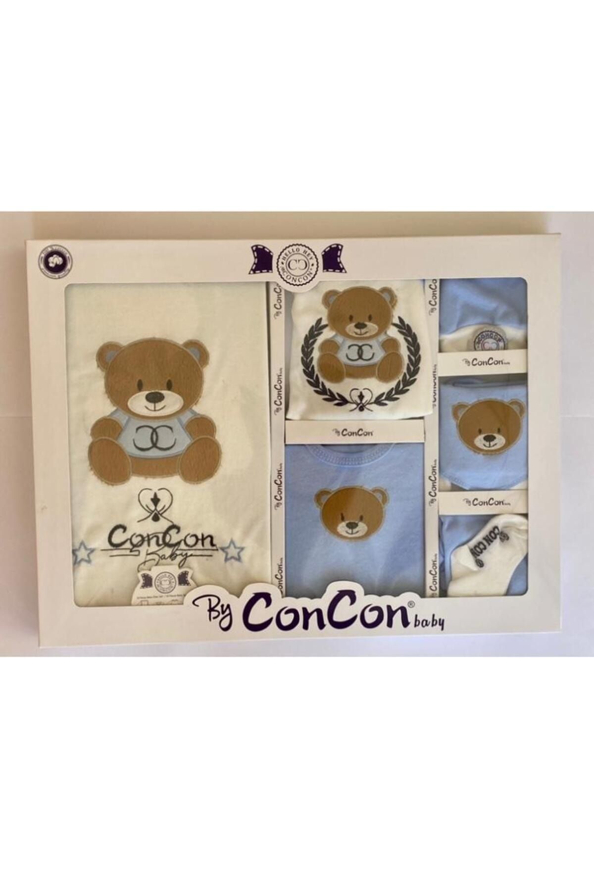 Concon Baby 10 parça Ayıcık desenli hastane çıkış seti