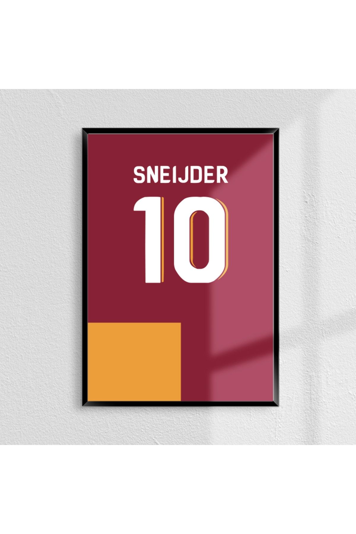 Sekiz Numara Wesley Sneijder Forma Poster Tablo