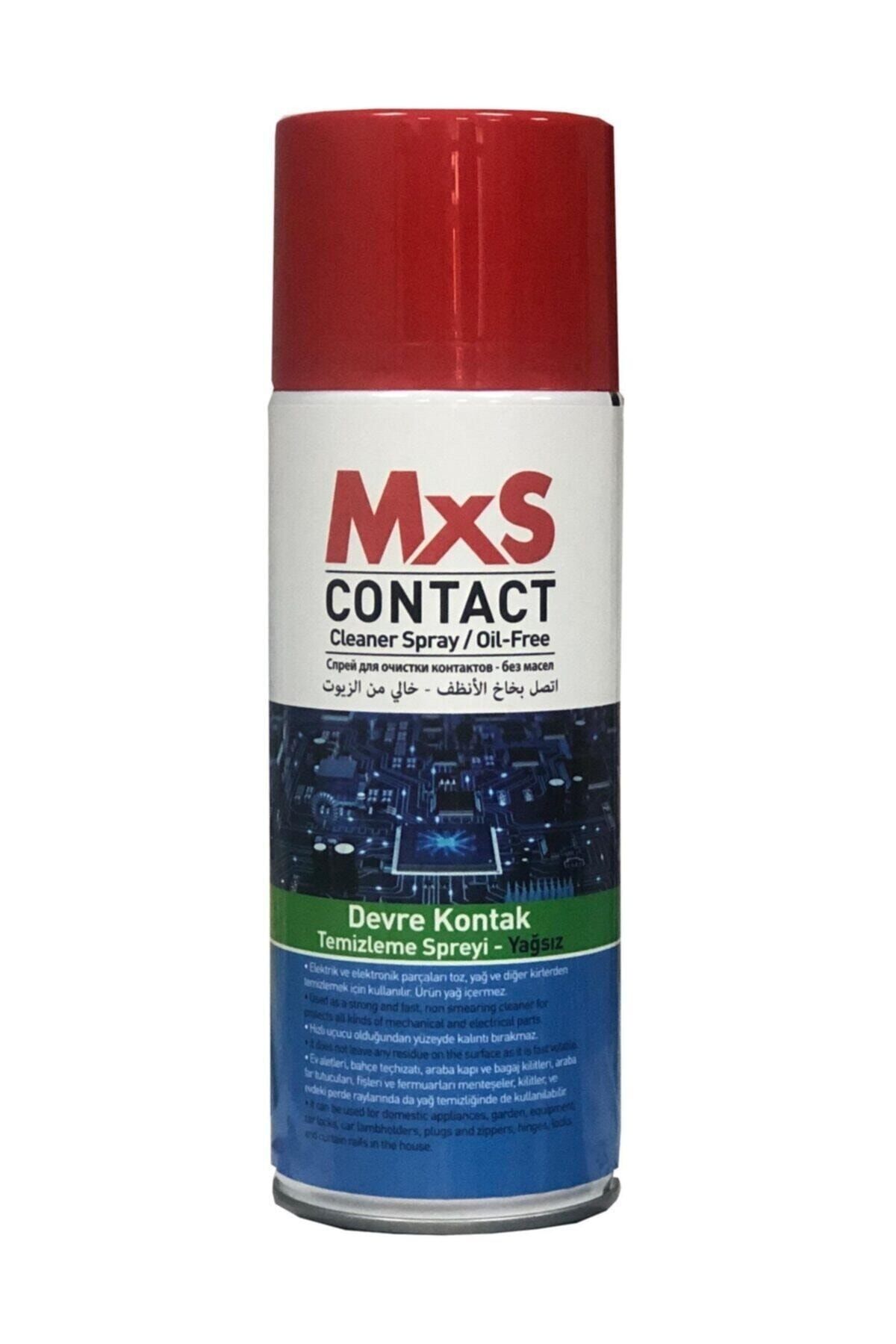 MxS Elektronik Kart Devre Kontak Temizleyici Sprey Yağsız 400 Ml