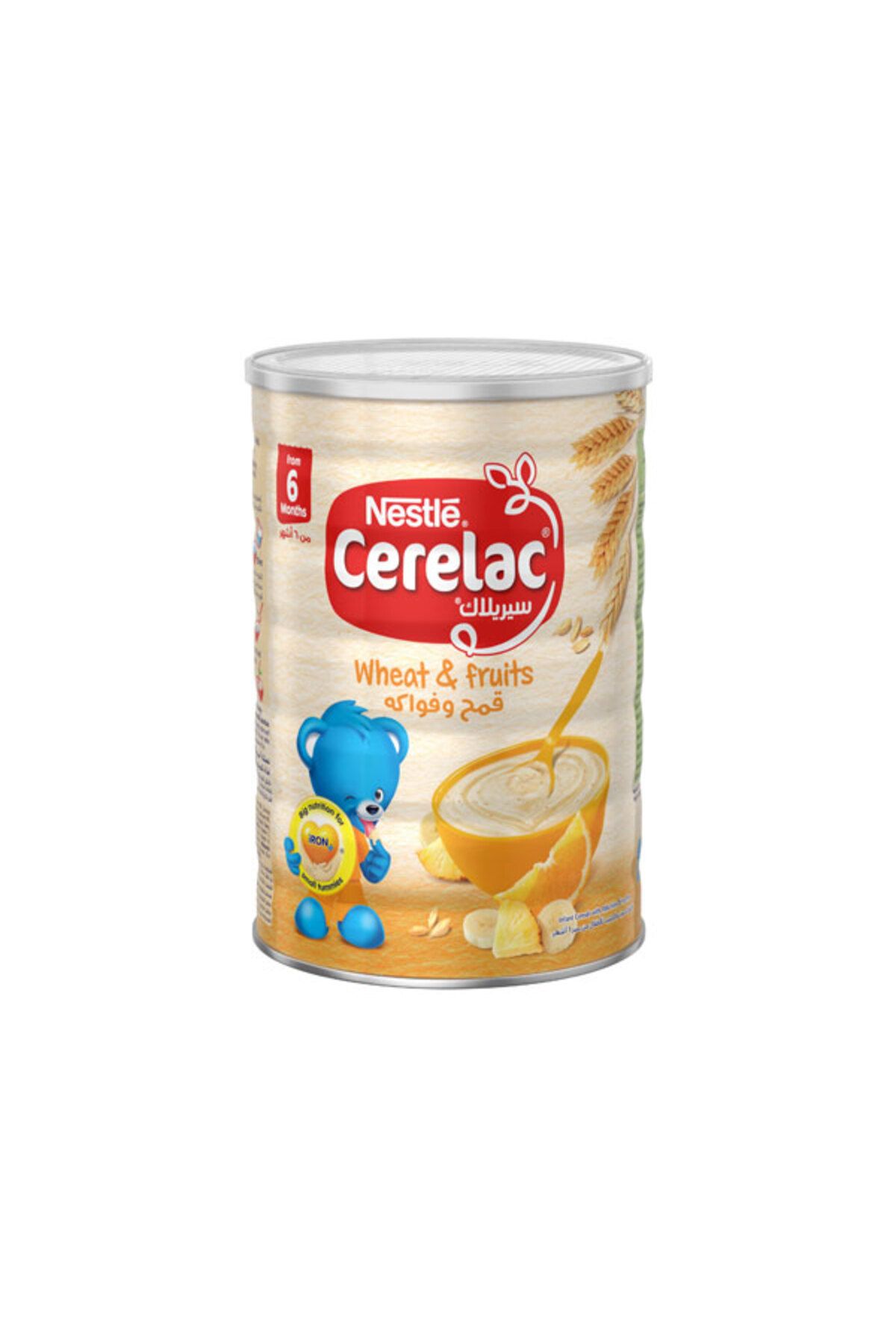 Nestle CERELAC WHEAT AND FRUİTS (BUĞDAY VE MEYVE) 400 GR