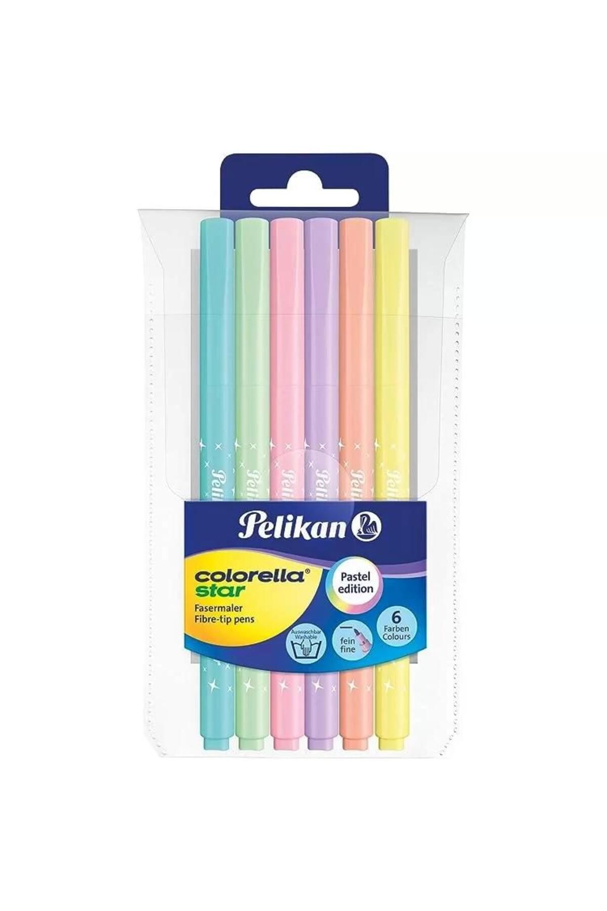 Pelikan Colorella 6'lı Jumbo Pastel Keçeli Boya Kalemi / 411-fb6