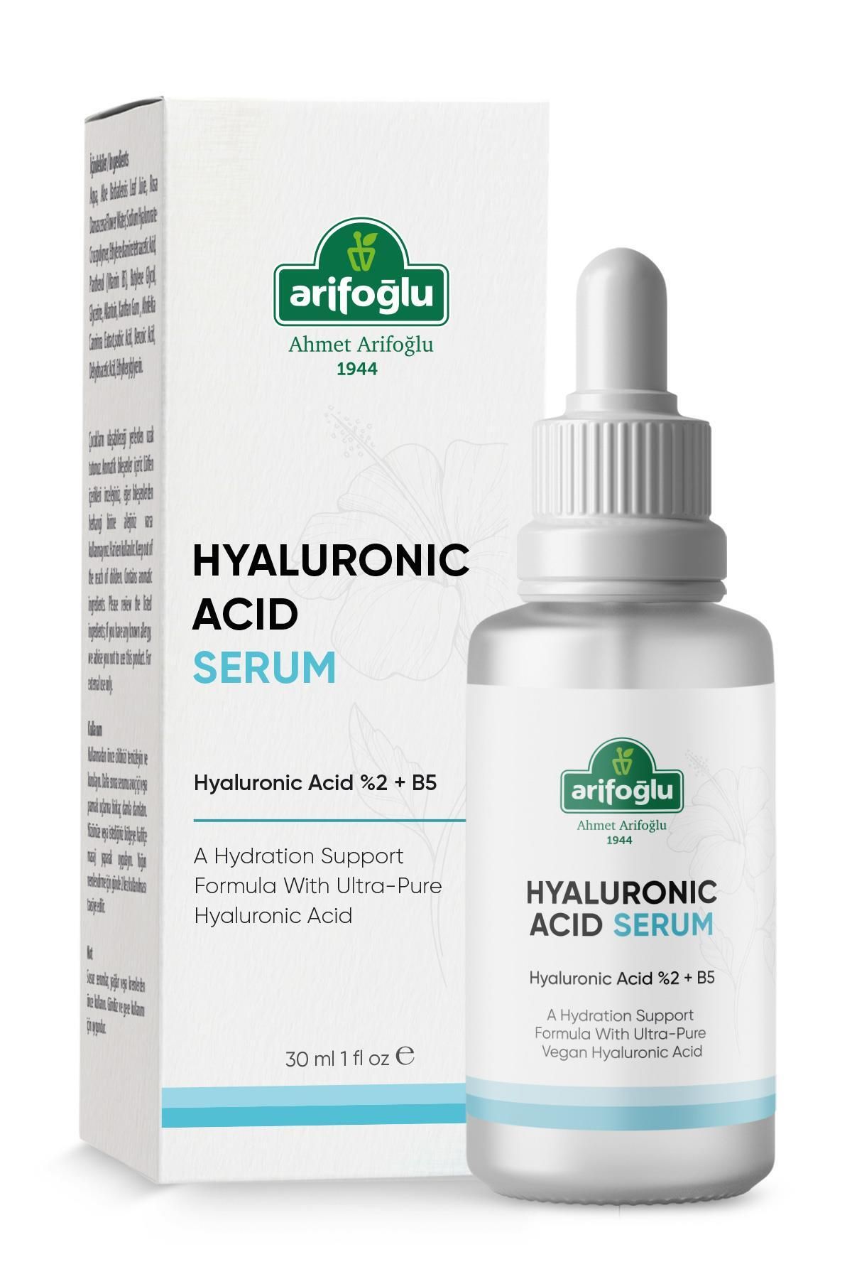 Arifoğlu Hyaluronic Acid Serum 30 ml (Nemlendirici Canlandırıcı Dolgunlaştırıcı) Hyaluronıc Acid %2