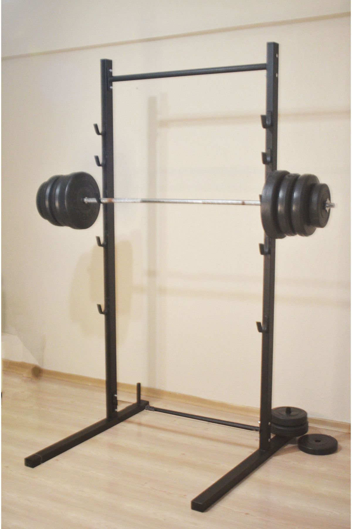 ABB Barfix Squat Smith Machine Bench Press Halter Rack Standı Ağırlık Askısı(203 Cm Uzunluk )