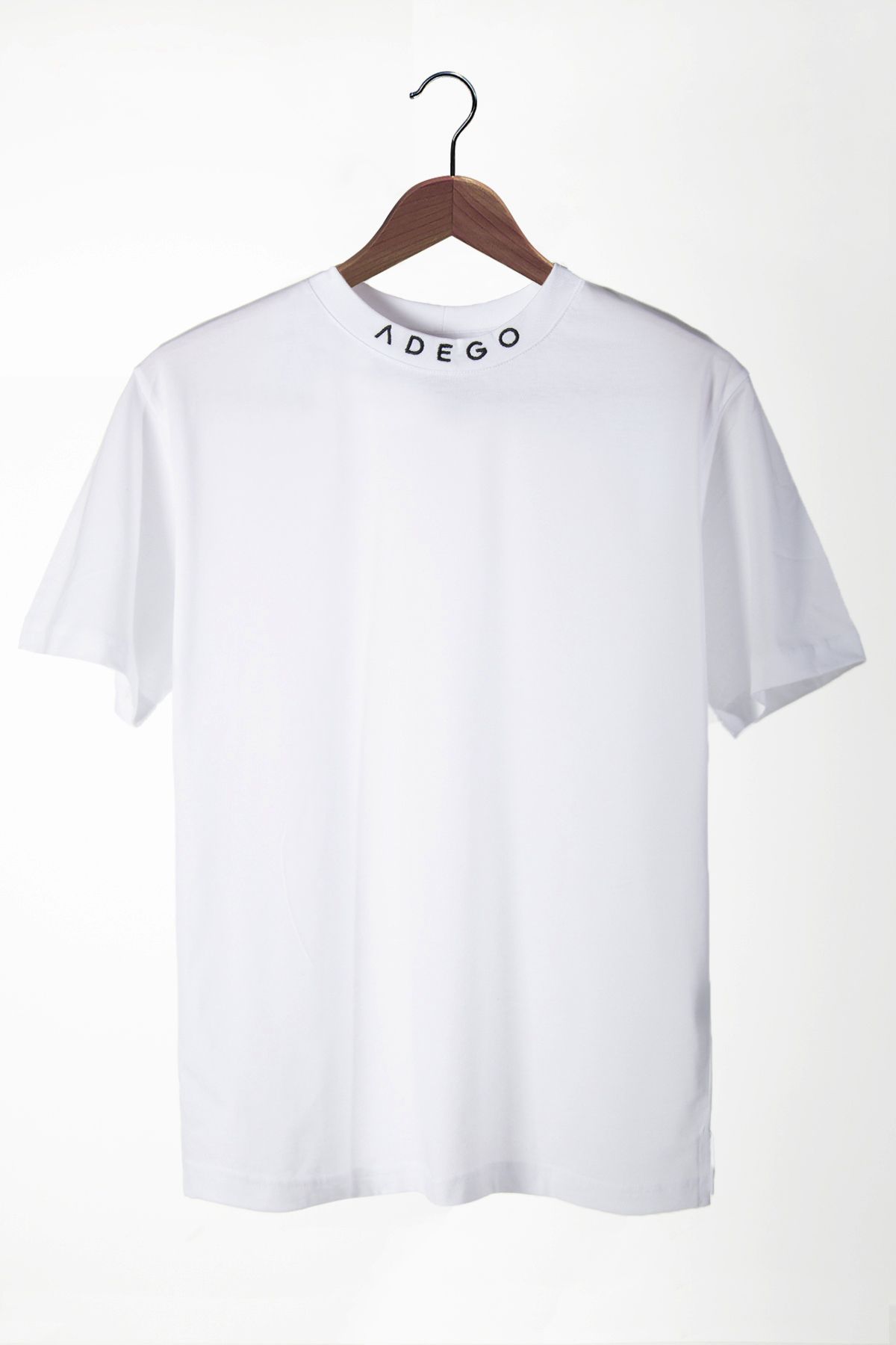Terapi Men Erkek Beyaz Yakası Nakışlı Oversize T-shirt