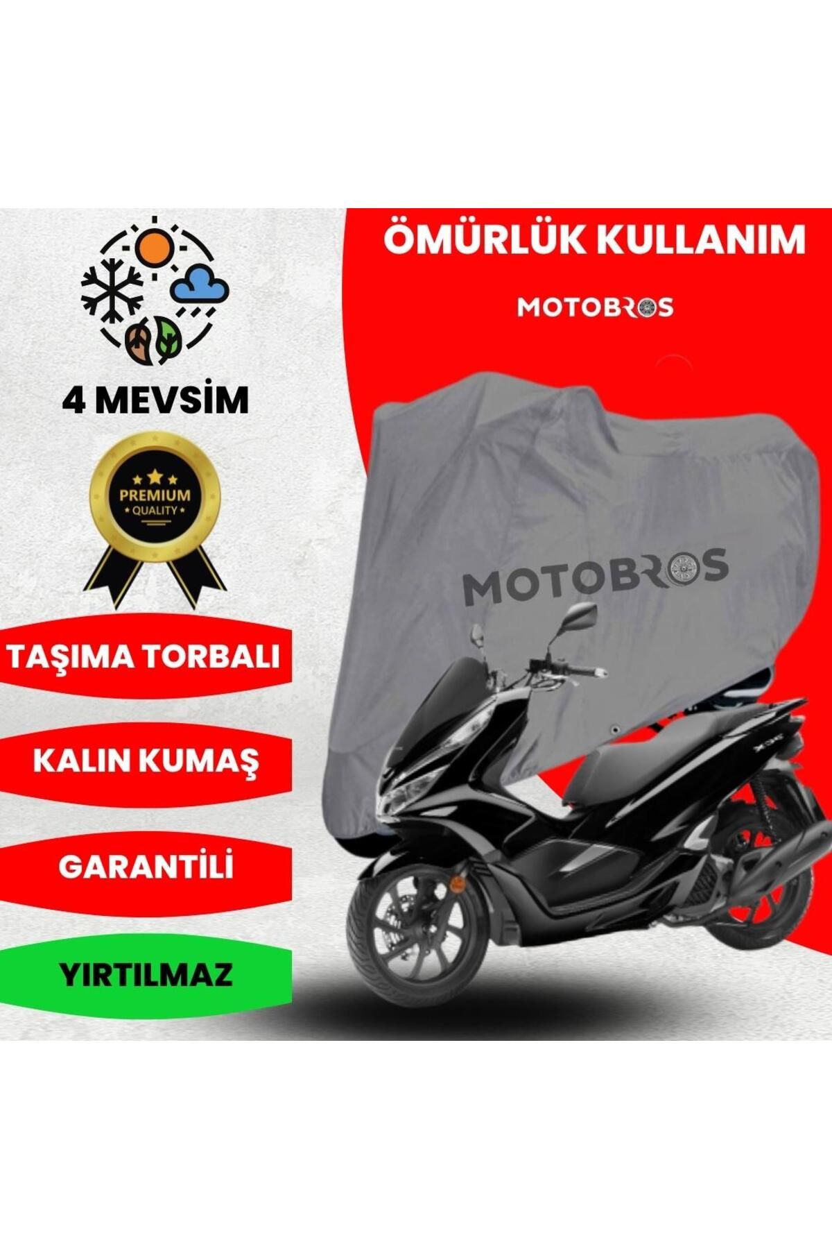 Motobros Pcx 125 Motosiklet Branda (en Kalın) Kumaş Ömürlük Kullanım