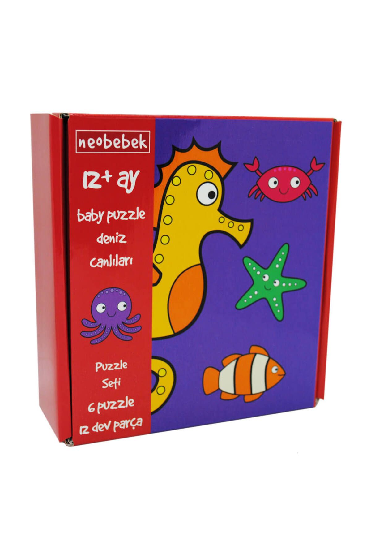 Neobebek Baby Puzzle - Deniz Canlıları