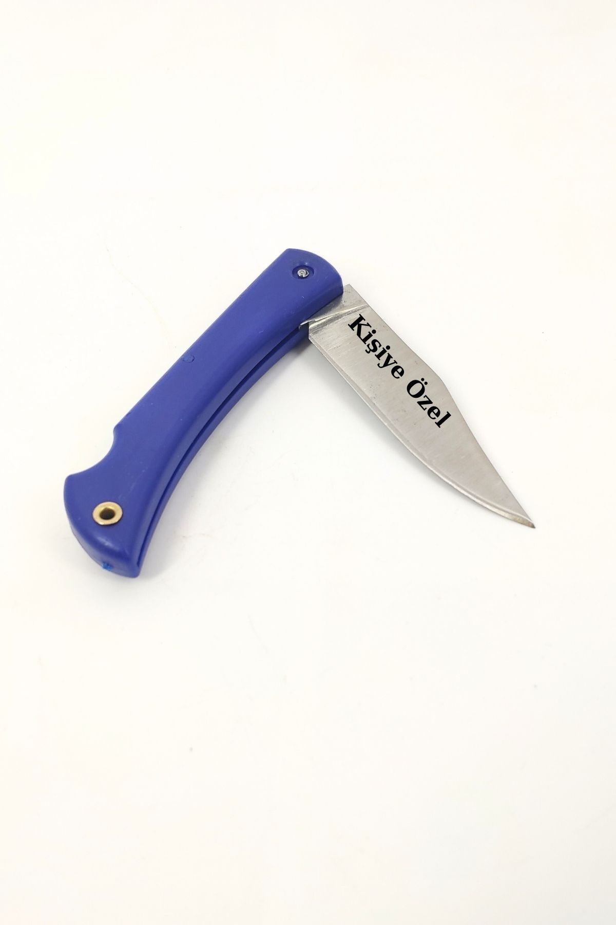 SürLaz Outdoor Cep Çakısı Paslanmaz Çelik Katlanır Mekanizmalı Kamp Bıçağı Mavi Renk