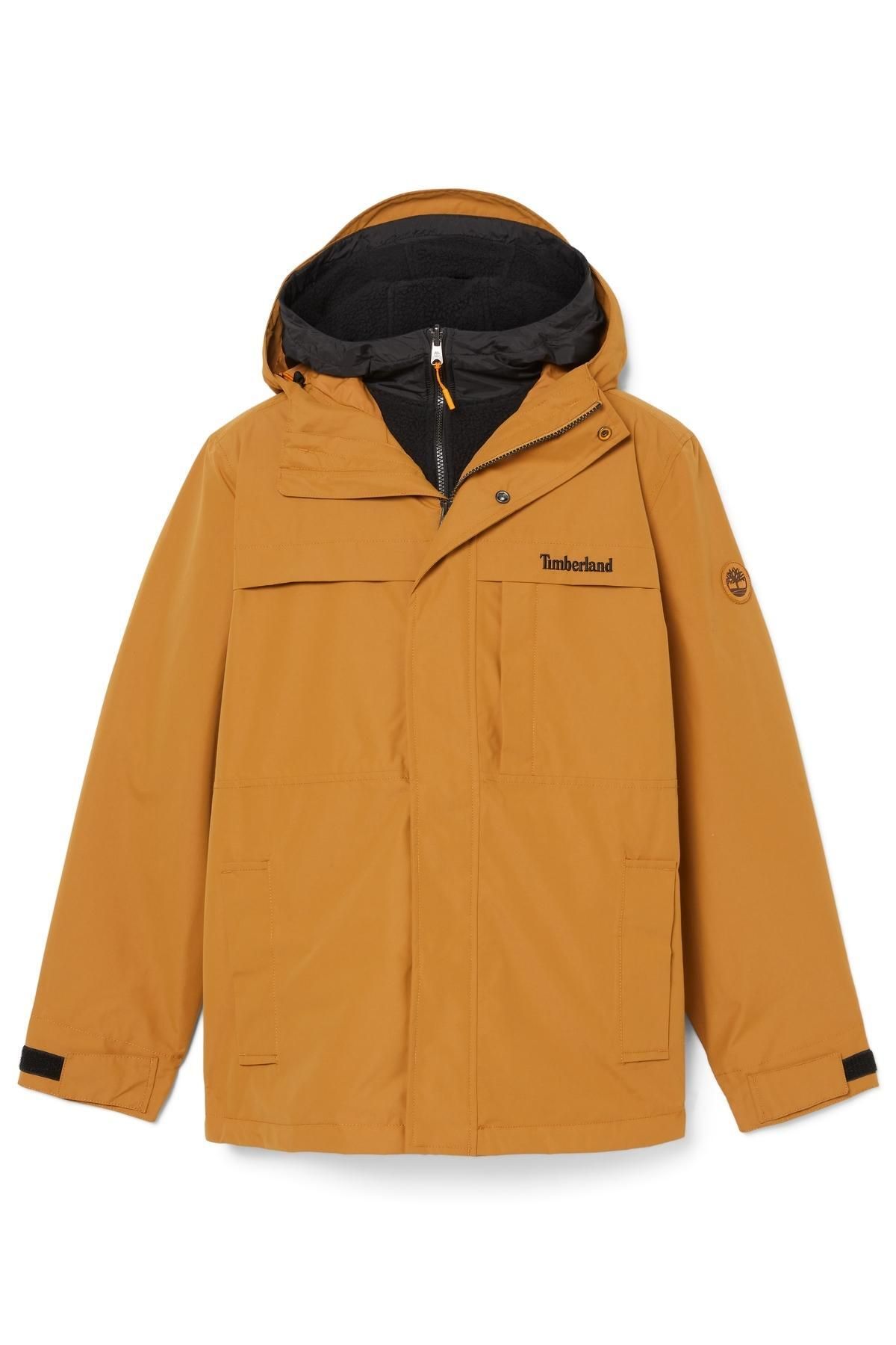 Timberland Water Resistant 3in1 Jacket Erkek Sarı Mont Tb0a5xt1p471