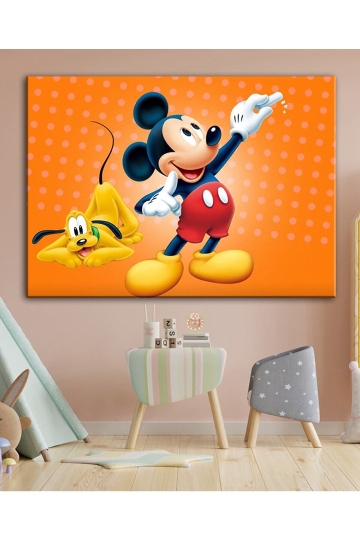 Şehzat Mickey Mouse Çocuk Odası Tabloları