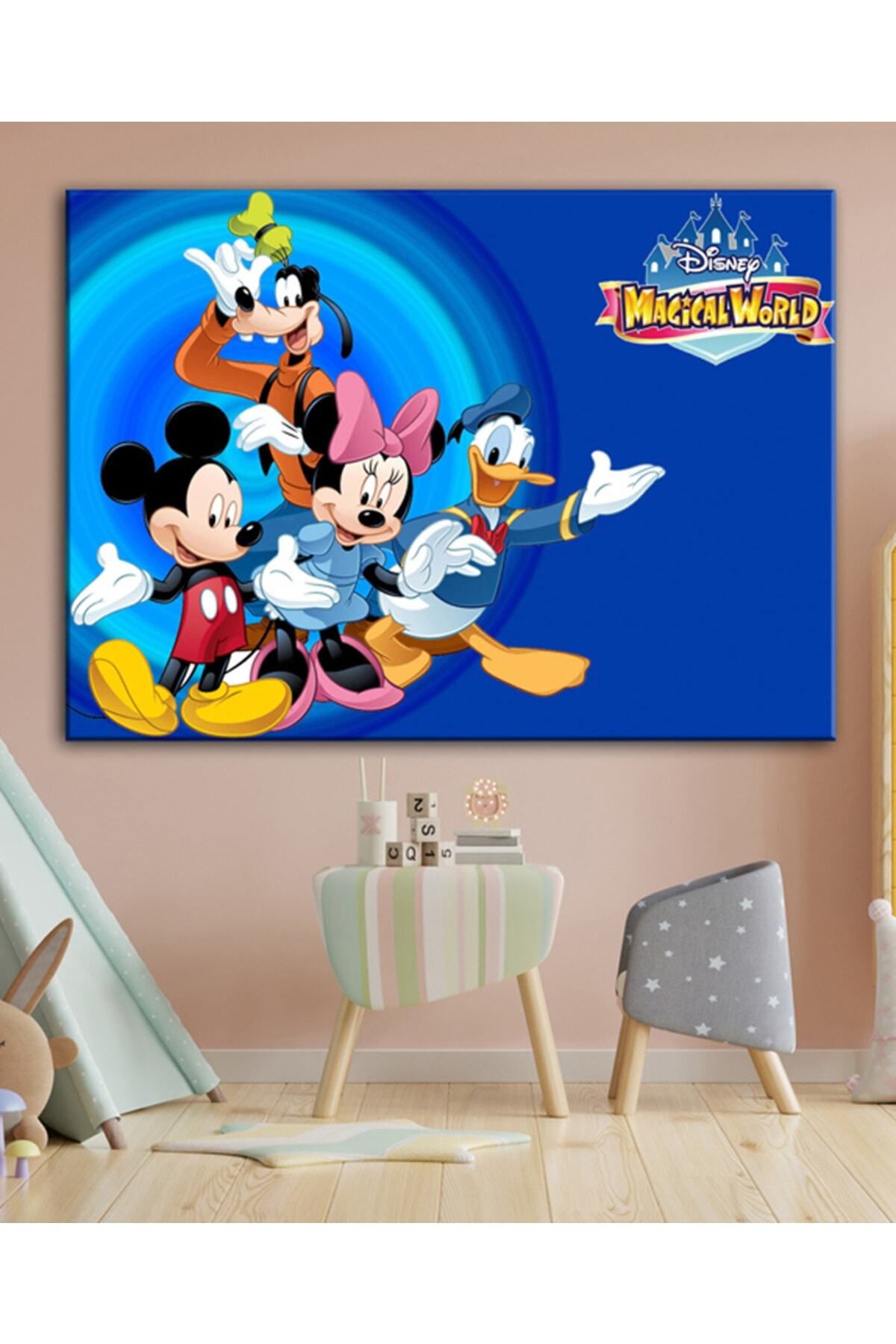 Şehzat Mickey Mouse Çocuk Odası Tabloları Hediye Hediyelik