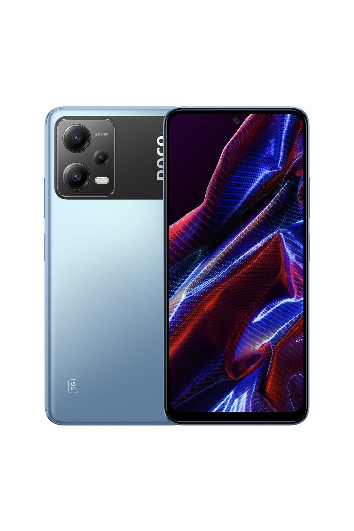 POCO X5 5G 256 GB 8 GB RAM Mavi Cep Telefonu (Xiaomi Türkiye Garantili)