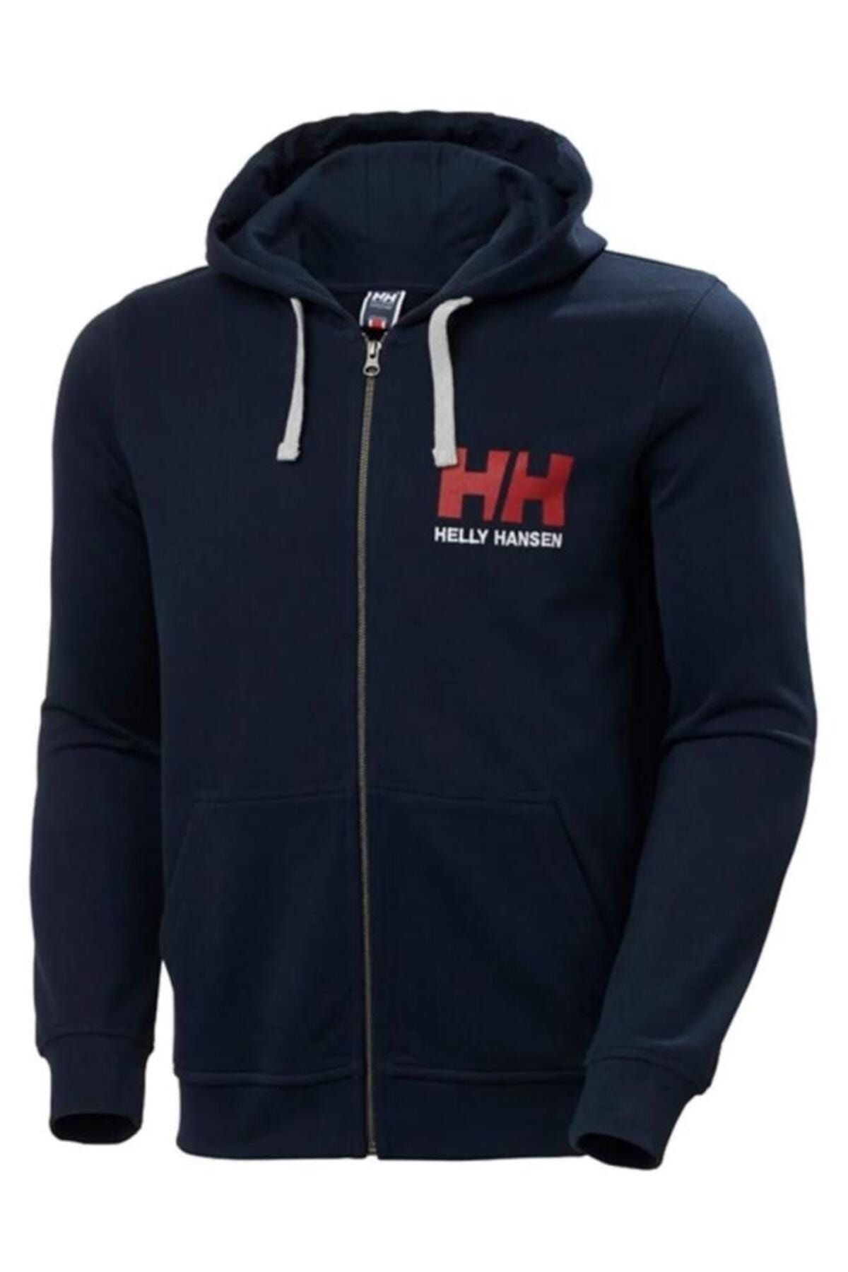 Helly Hansen Hh Hh Logo Full Zip Hoodie Erkek Kapüşonlu Tam Fermuarlı Sweatshirt HHA.34163-597