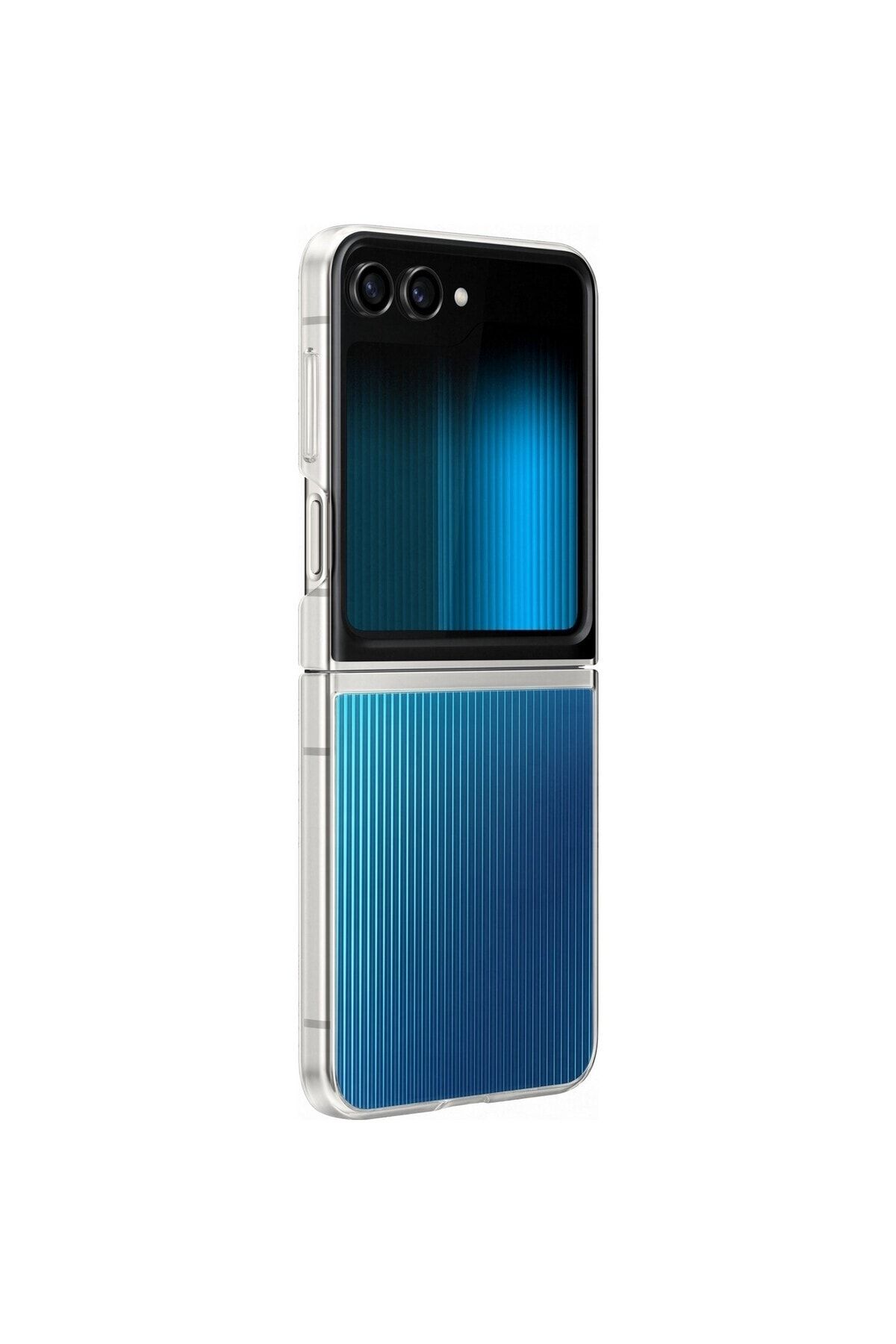 Samsung Galaxy Z Flip 5 Orijinal Dinamik Tasarım Kılıf - Şeffaf