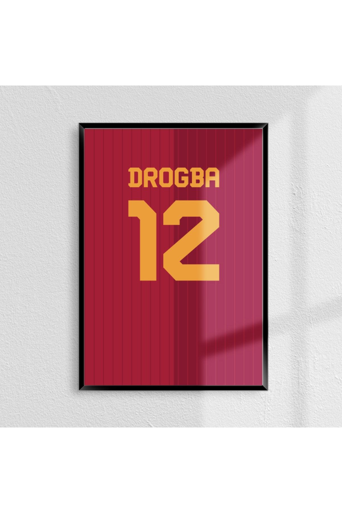 Sekiz Numara Didier Drogba Forma Poster Tablo