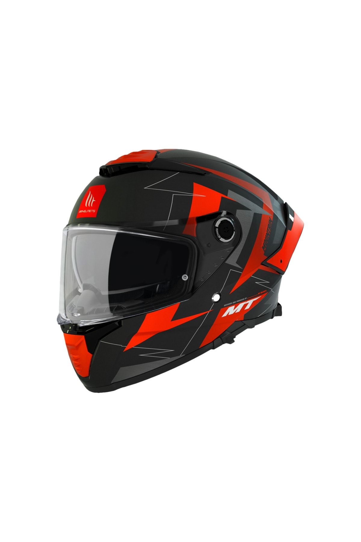 MT Helmets Thunder 4 Sv Mountain C5 Mat Red Full Face Kapalı Kask ŞEFFAF VİZÖRLÜ