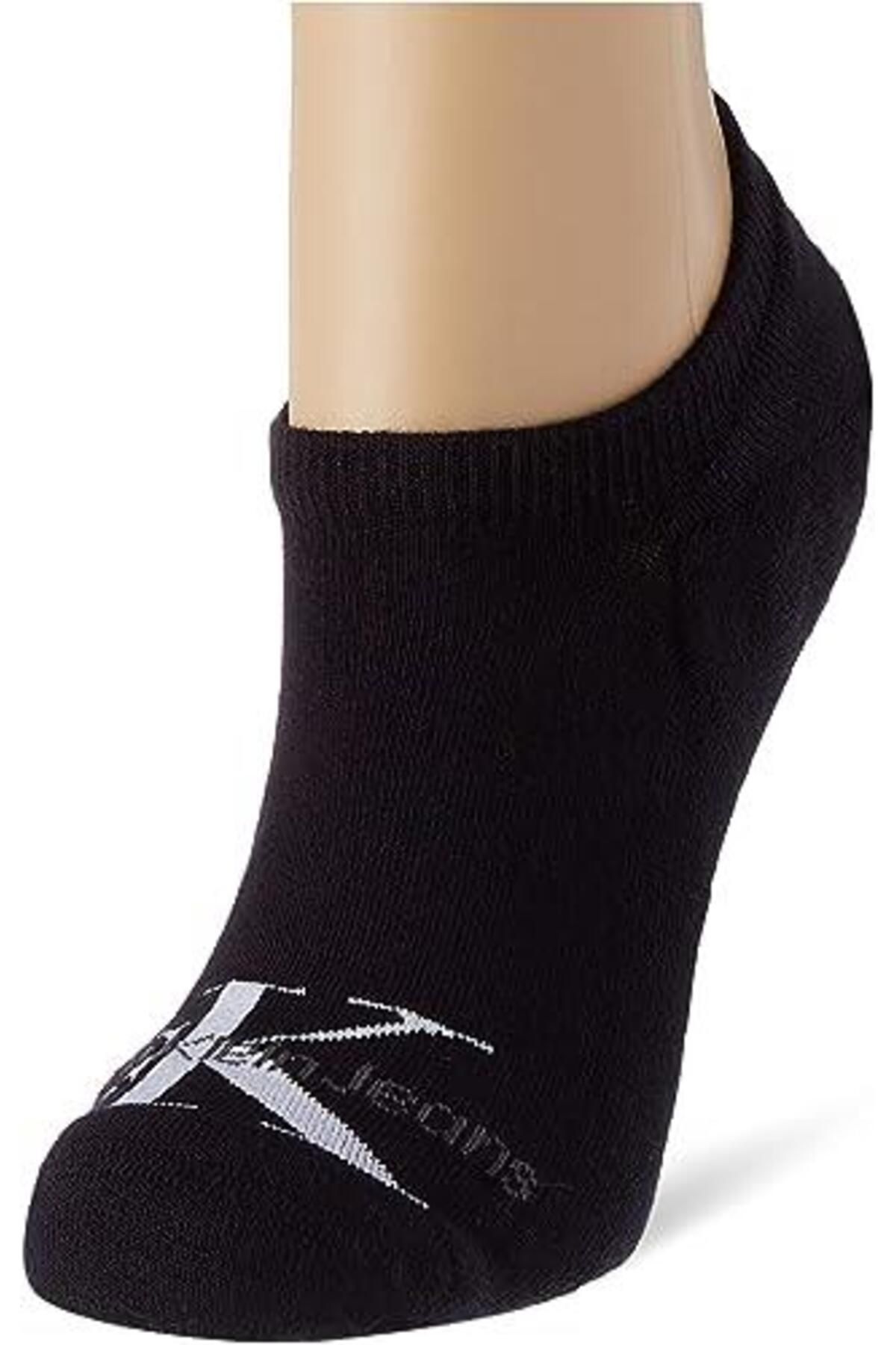 Calvin Klein Logo Detaylı Erkek Siyah Babet Çorap