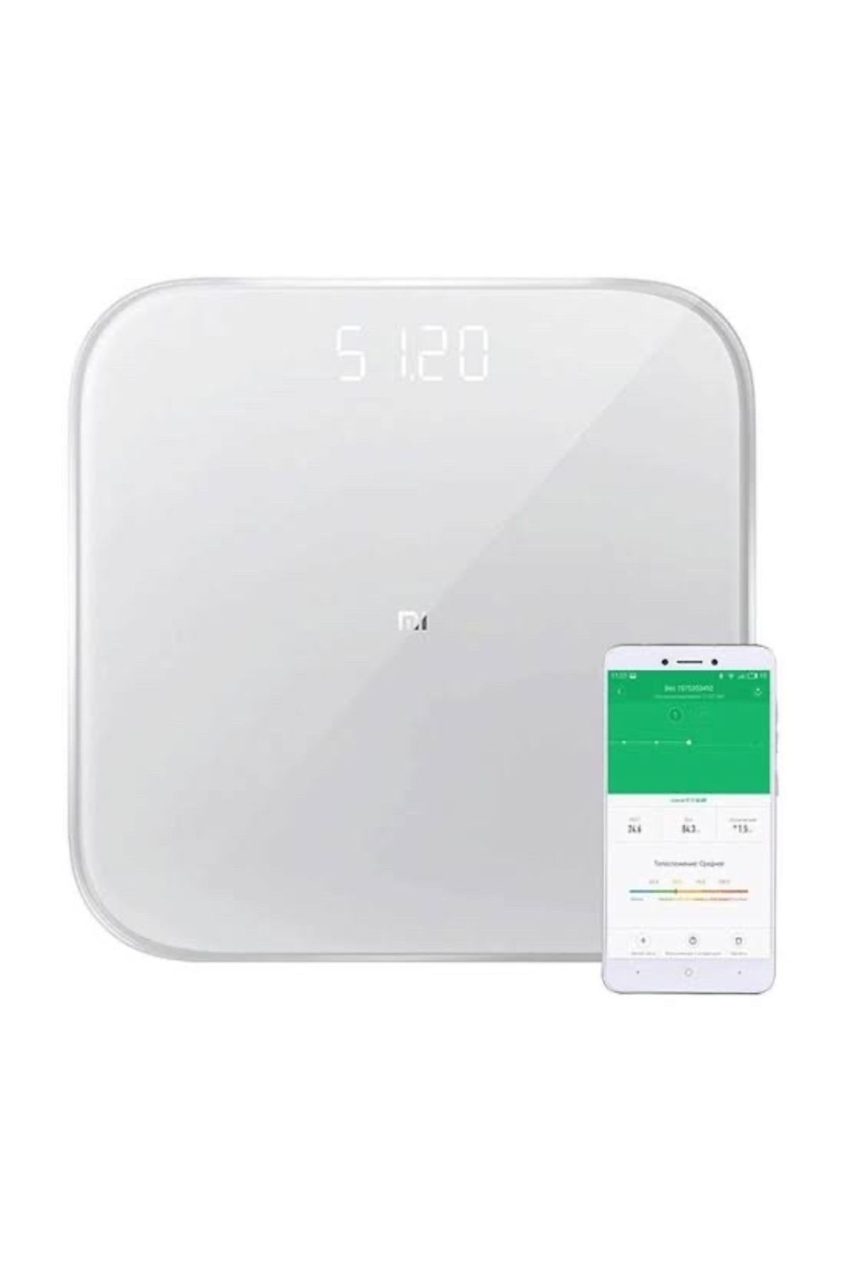 Xiaomi Beyaz Mi Smart Scale 2 Akıllı Bluetooth Tartı Yok Cam Yok 1 Yıl Yok