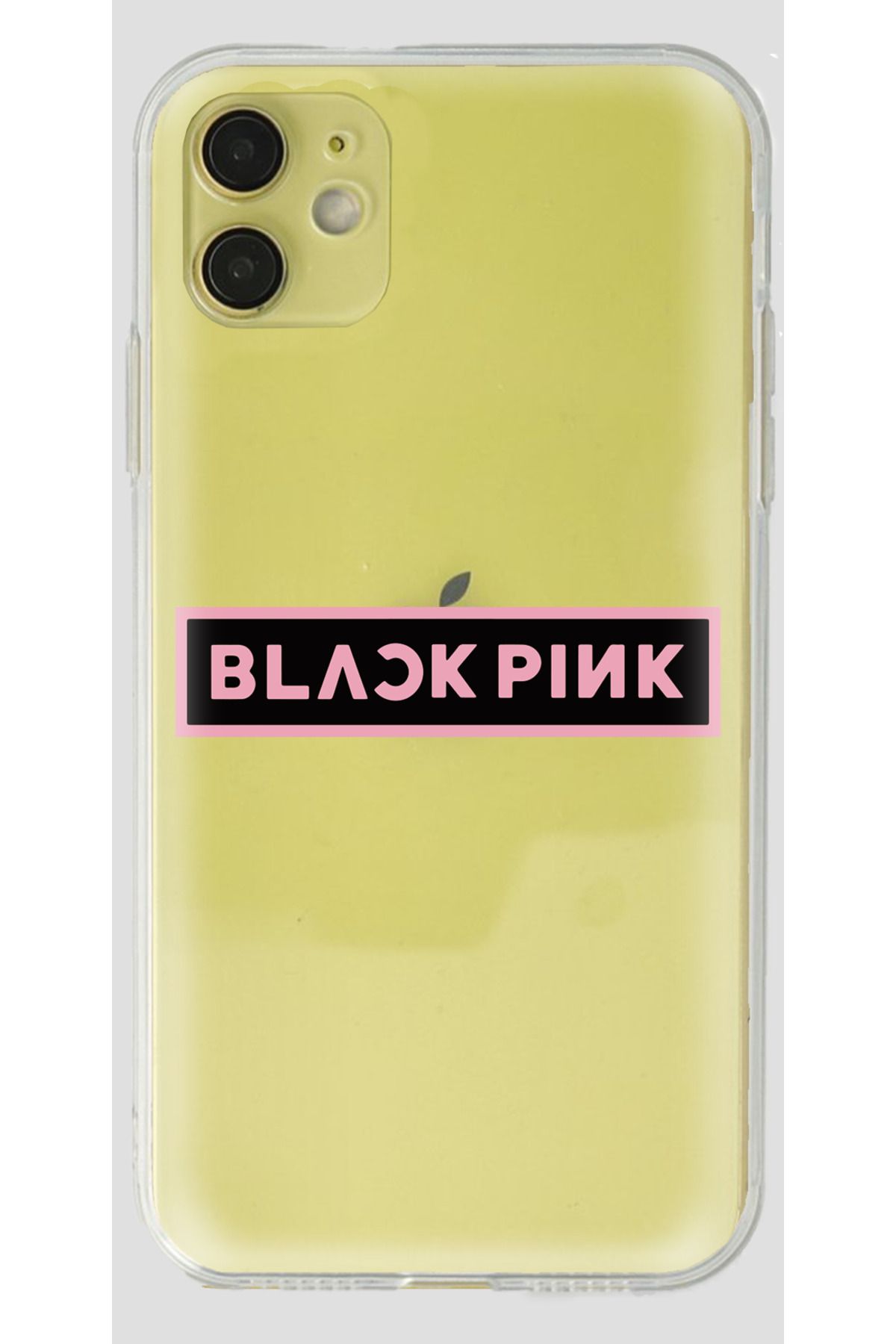 Dijimedia iphone 11 Black Pink Baskılı Silikon Kılıf
