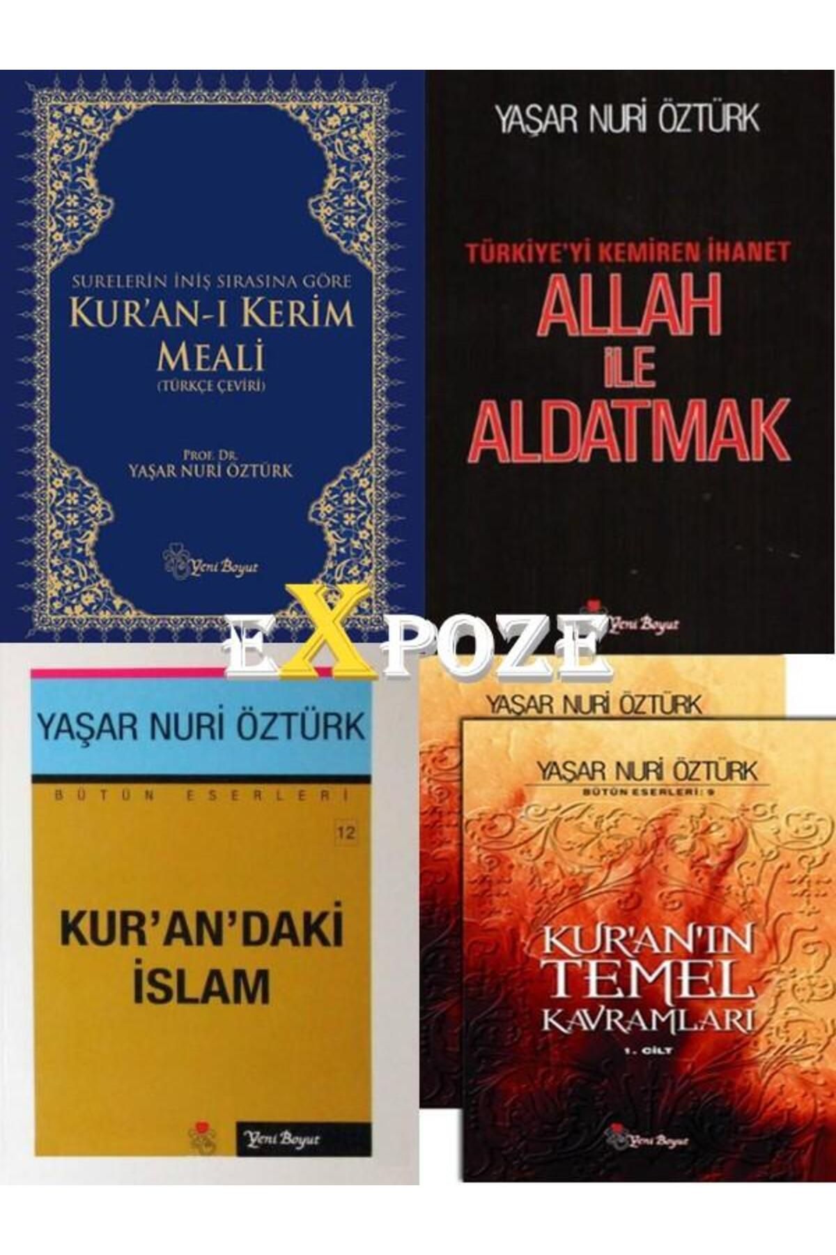 Yeni Boyut Yayınları Yaşar Nuri Öztürk Seti 5 Kitap Kur'an ı Kerim Meali, Allah ile Aldatmak, Kur’an’daki İslam