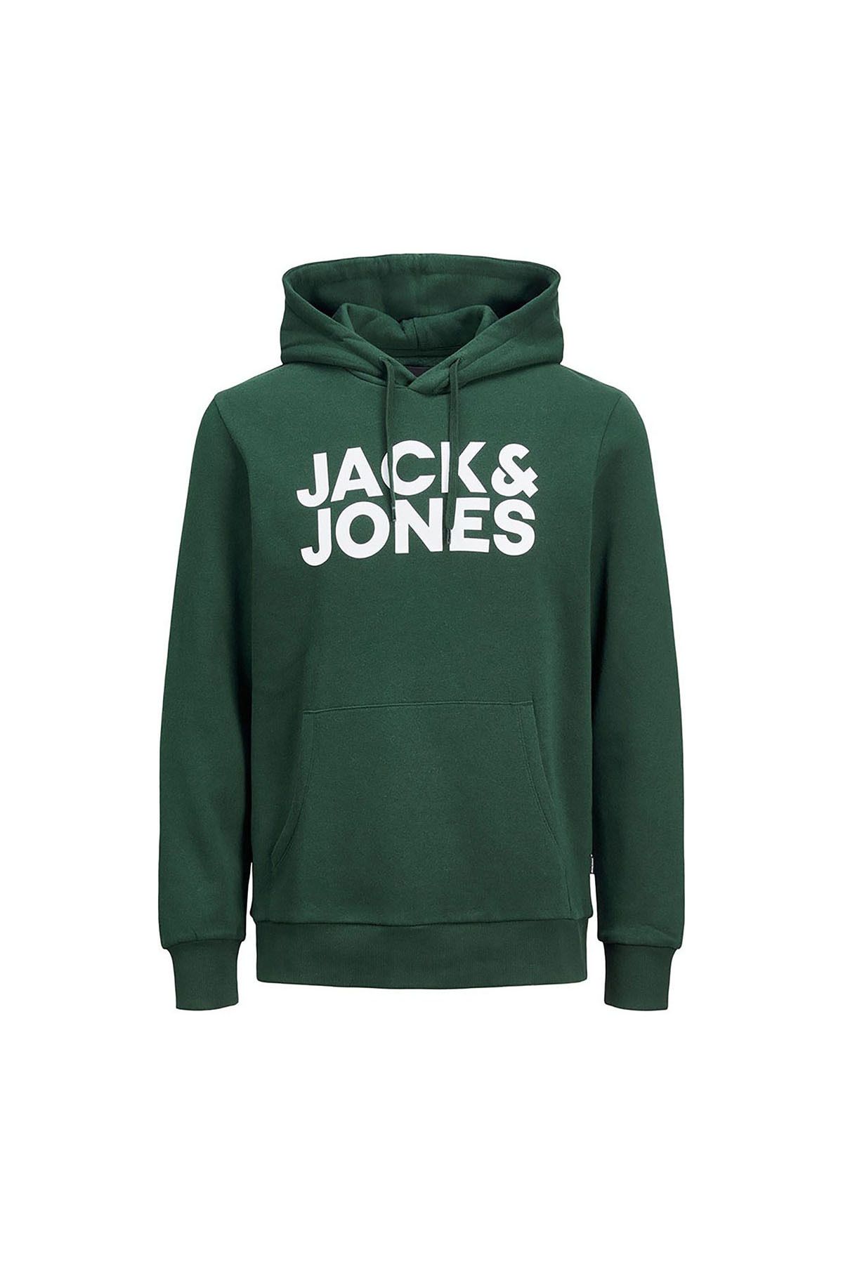 Jack & Jones Erkek Kapşonlu Sweatshirt 12152840