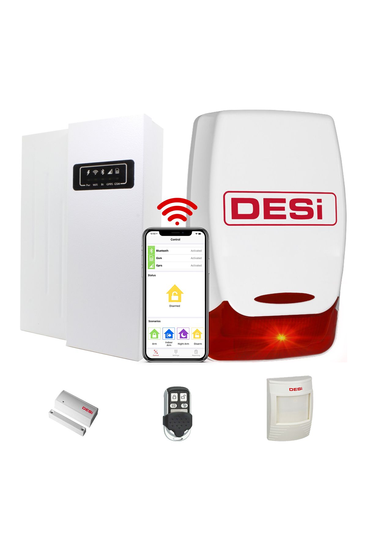 Data Güvenlik Desi Smartline Plus Iot Akıllı Alarm Sistemi