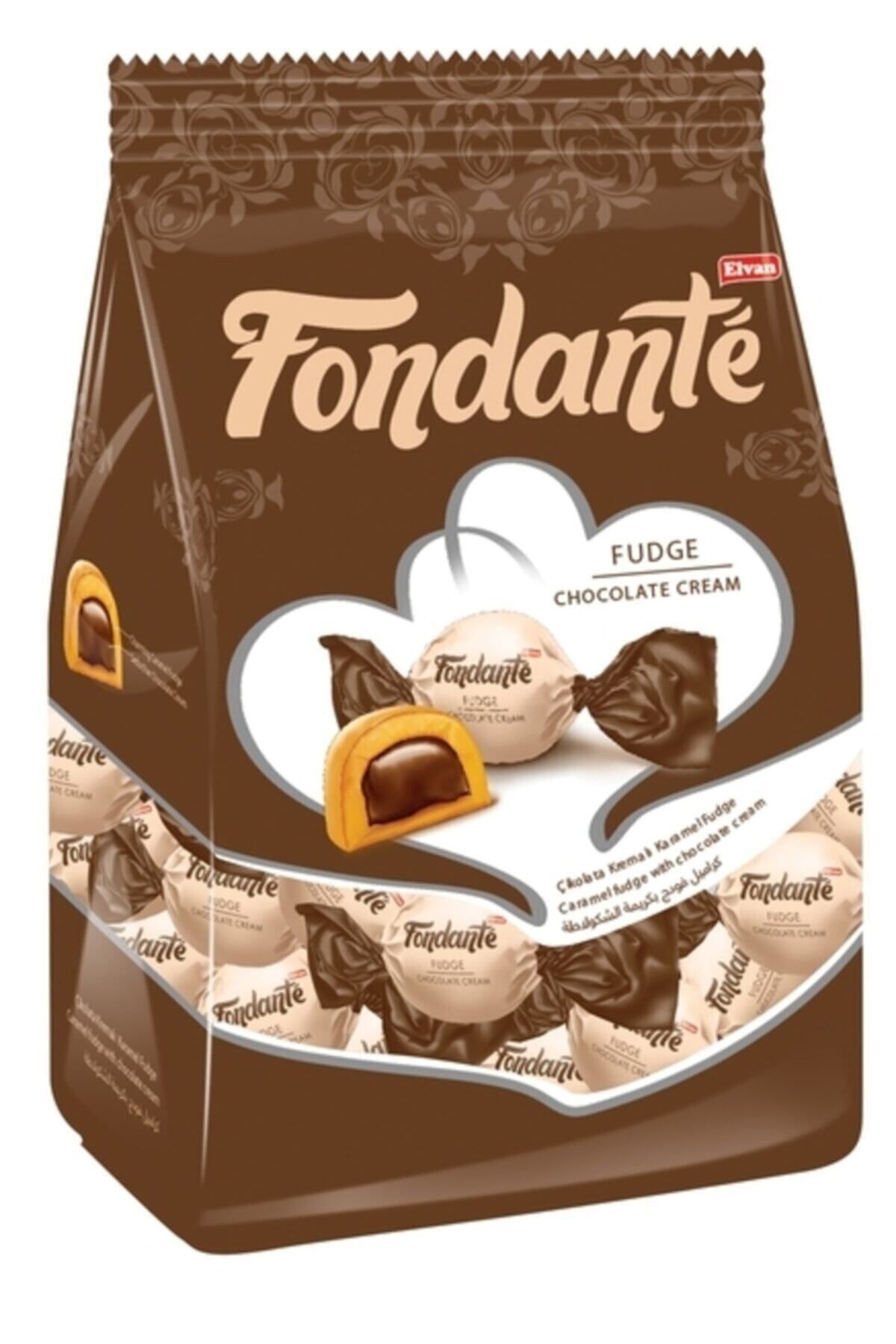 Fondante Fudge Çikolata Kremalı 1000 Gr. (1 Poşet)
