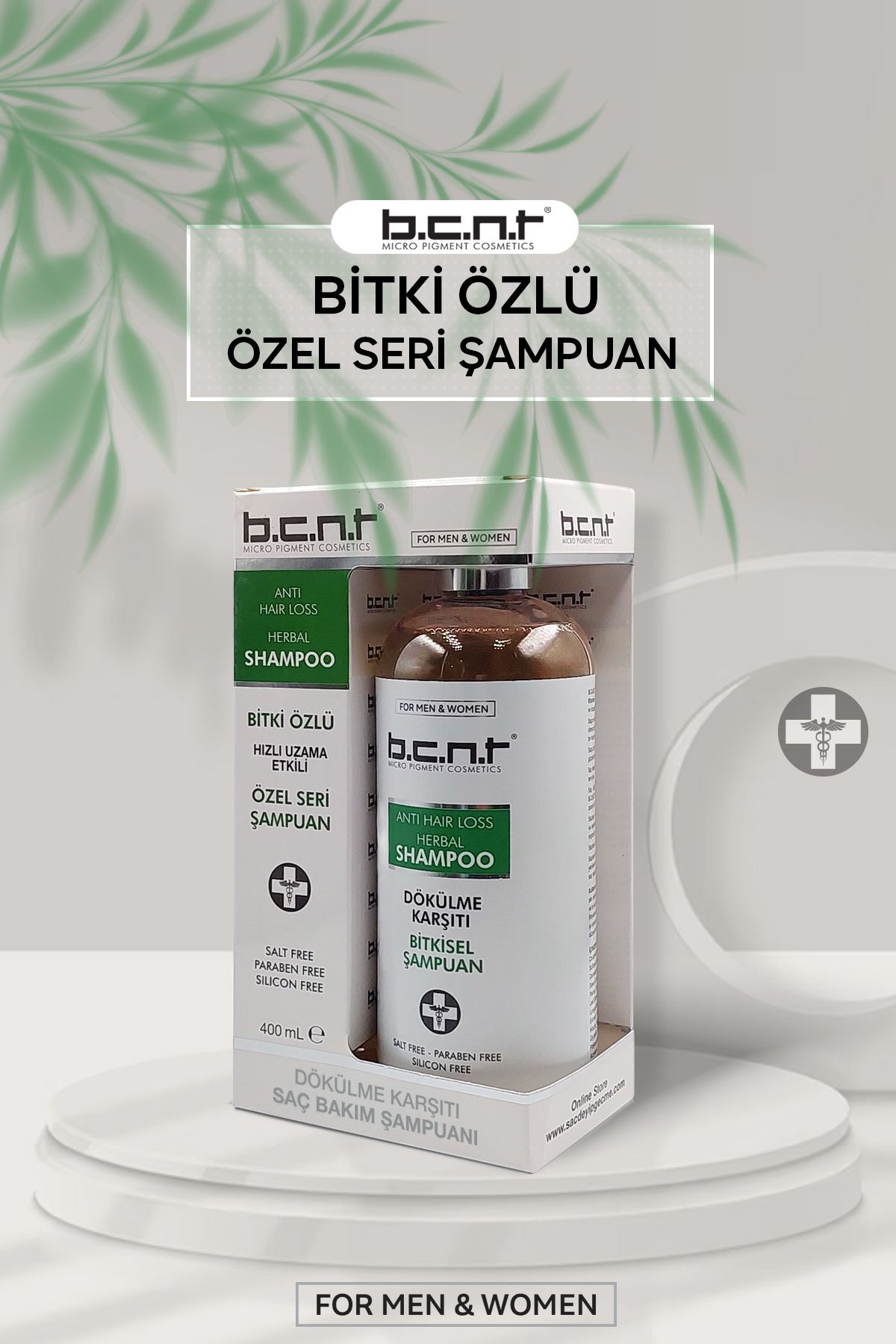 b.c.n.t. Bitkisel Özel Seri Dökülme Karşıtı Dolgunlaştırıcı Besleyici Uzama Etkili Saç Bakım Şampuanı 400 ml