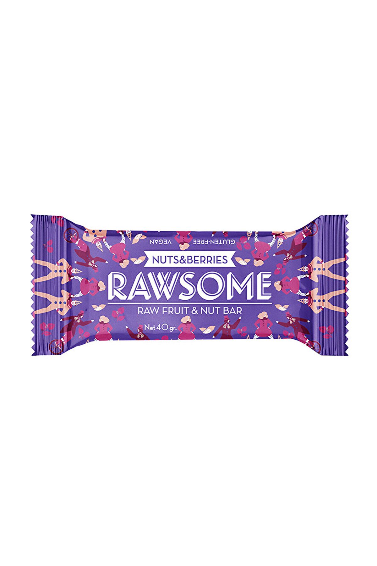 Rawsome Meyve Bar 40 gr 1 Adet Karışık Kuruyemiş