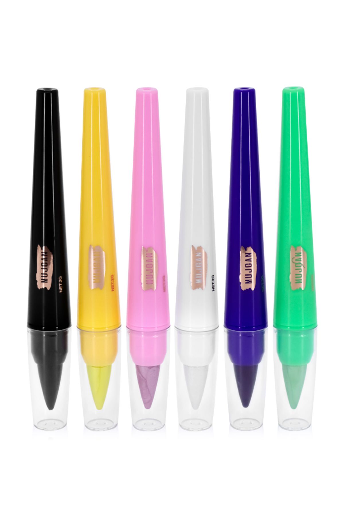 MUJGAN 6'lı Glitter Krem Eyeliner Set