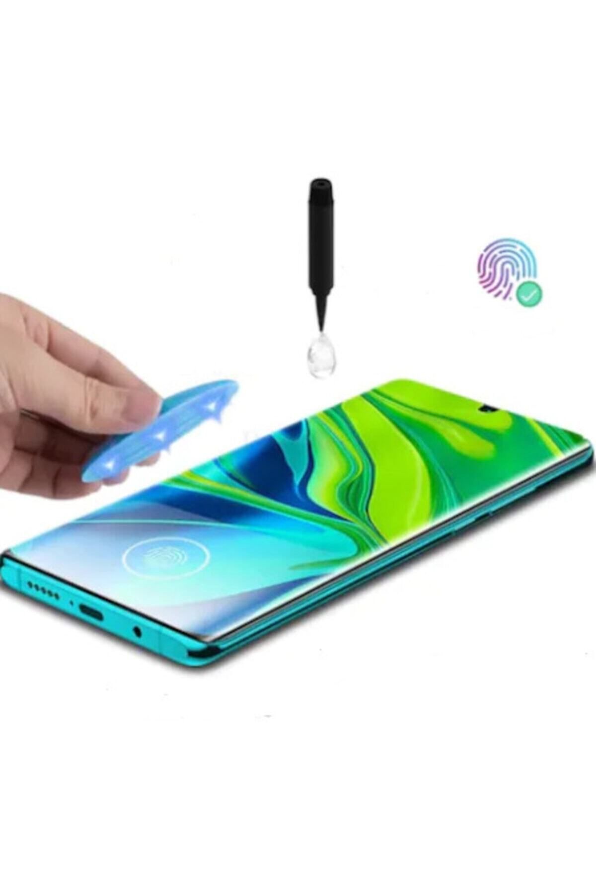 Teknoloji Gelsin Samsung Galaxy Note20 Ultra Oval Ekran Koruyucu Camı Kırılmaz Cam Tam Kaplayan Koruyucu Temperli Cam