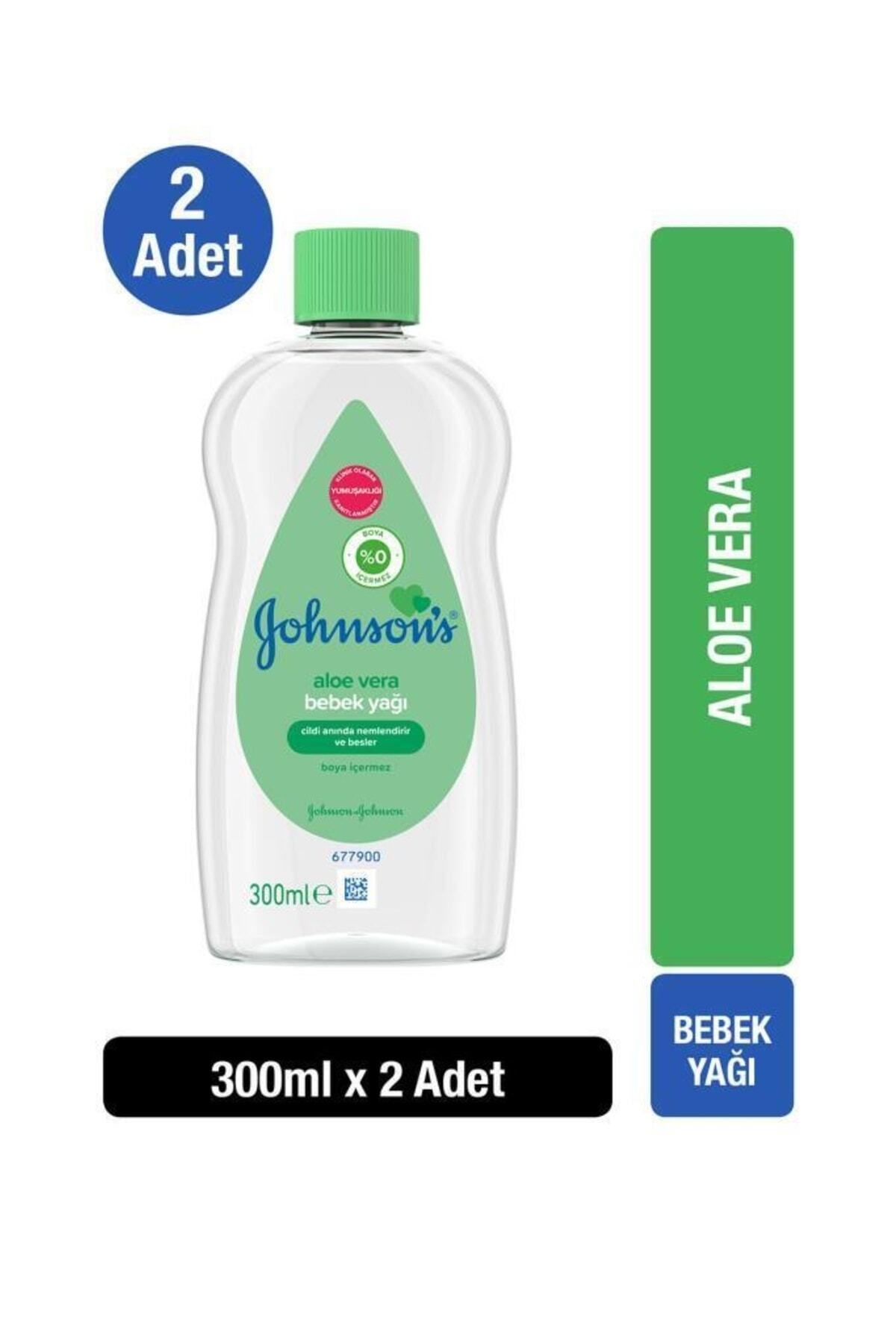 Johnson's Johnsons Baby Yağ Aloe Vera 300 ml X 2 Adet