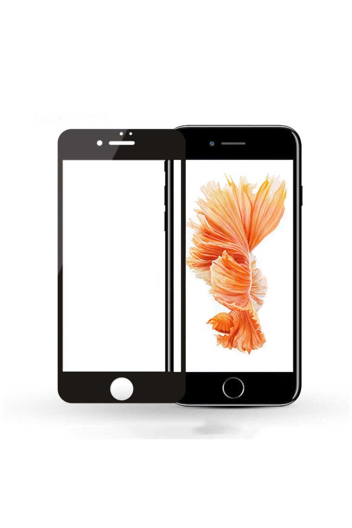 ZM STORE Apple iPhone SE 2022 Davin 5D Cam Ekran Koruyucu Siyah