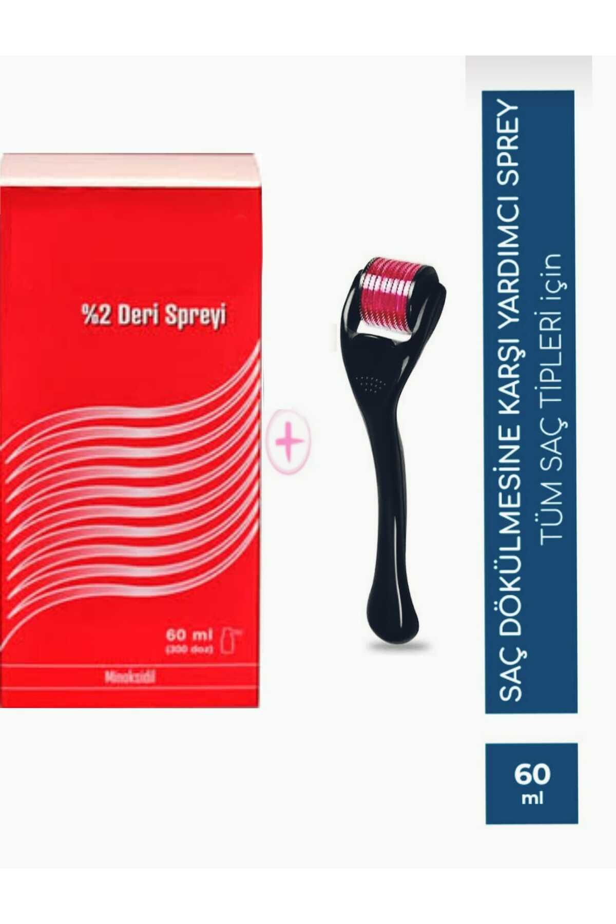 Nascita Minoxidil Saç Spray %2 Saç Çıkarma Tarağı Titanyum Roller