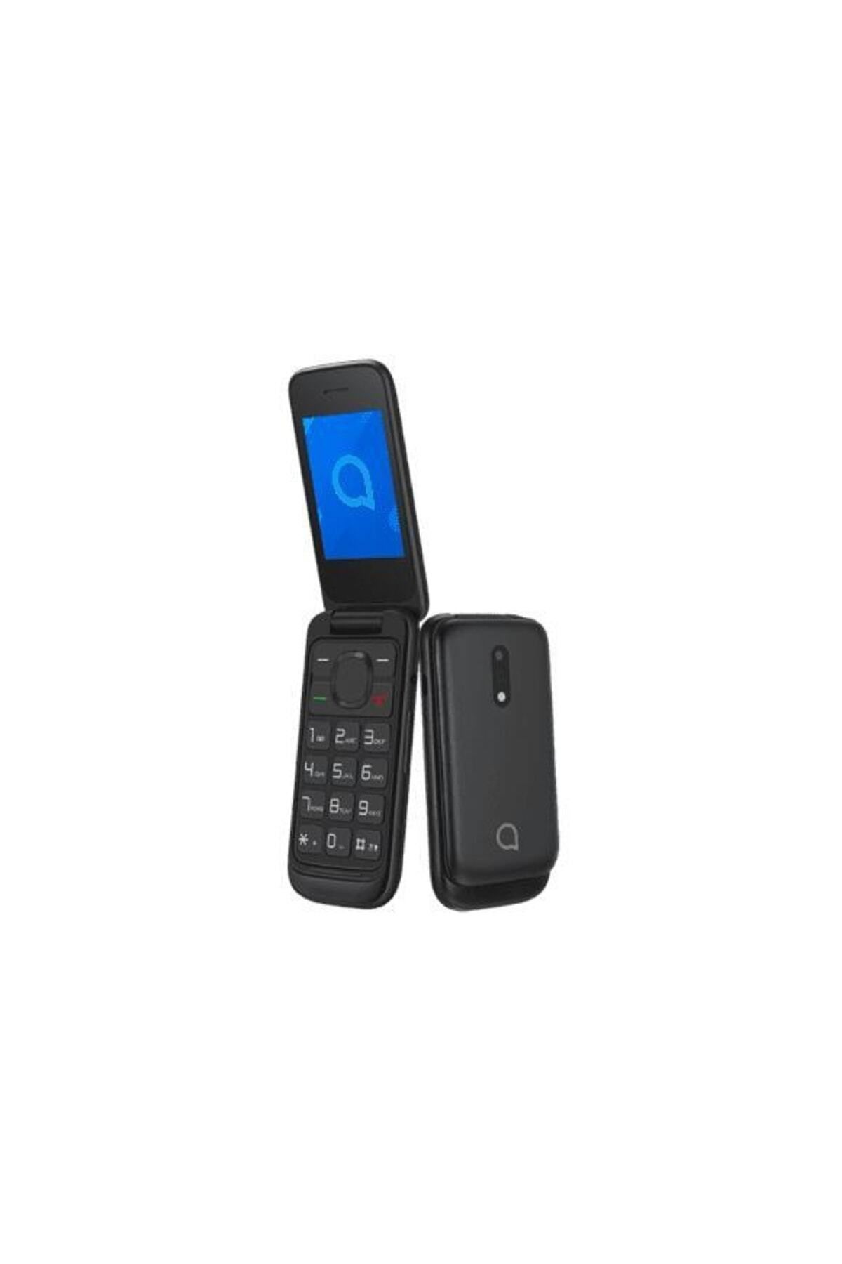 Alcatel 2057d Tuşlu Kapaklı Kameralı Distiribitör Garantili Cep Telefonu Siyah