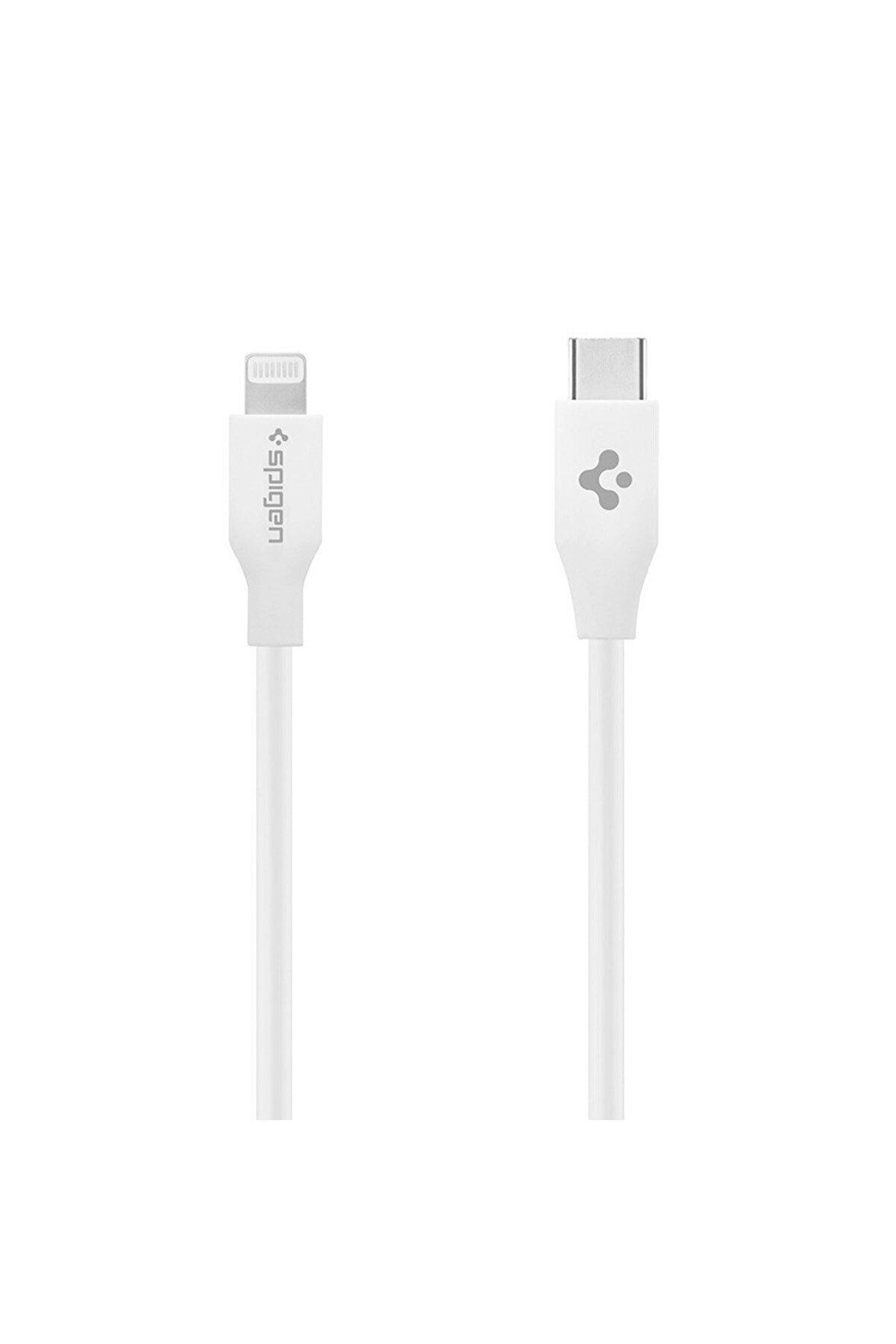Spigen Essential USB-C to Lightning (1 Metre) Hızlı Şarj/Data Kablosu C10CL White - 000CA25416