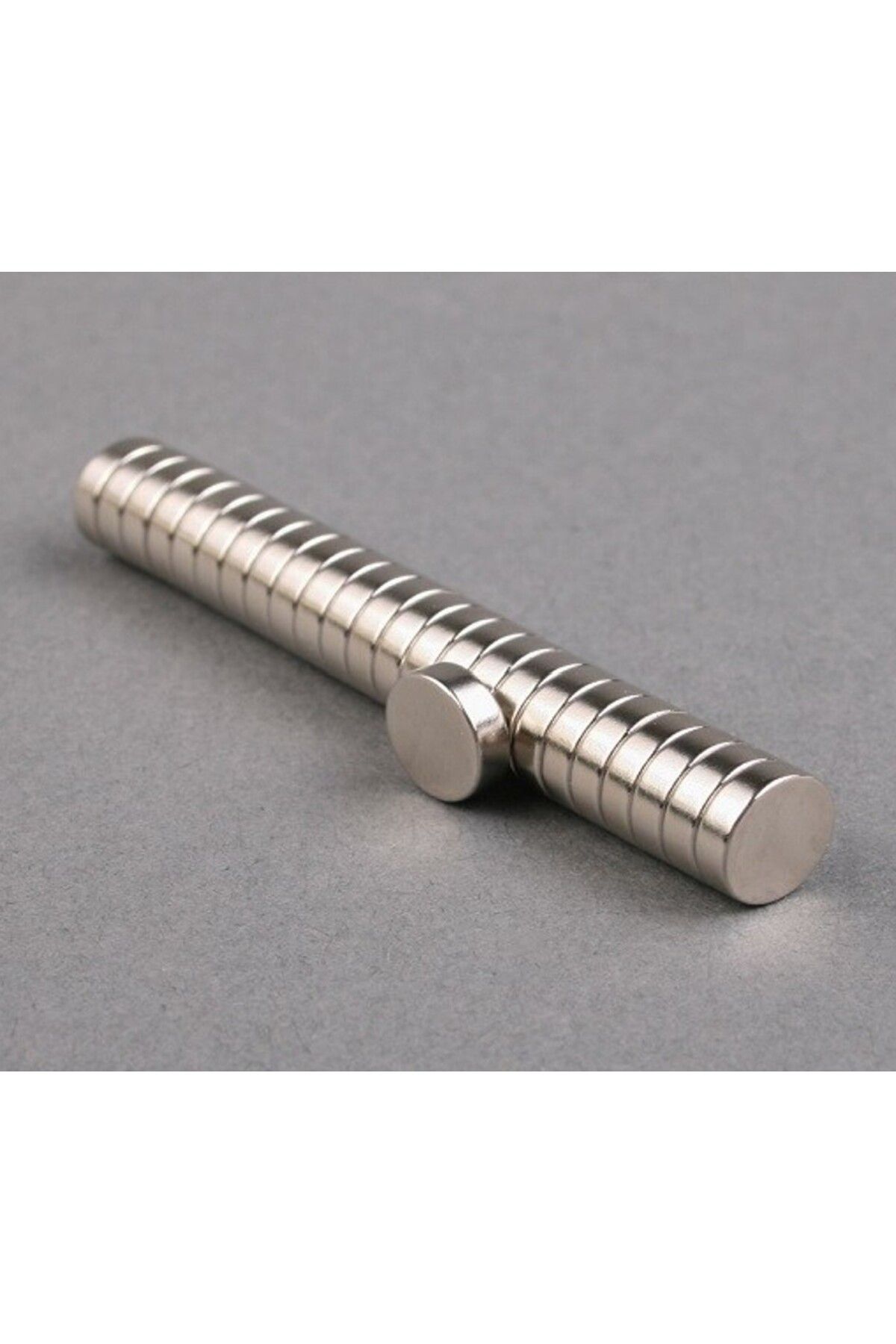 Hdg Yuvarlak Neodyum Mıknatıs Magnet Çap: 1 cm - kalınlık 3 mm - 5 adet