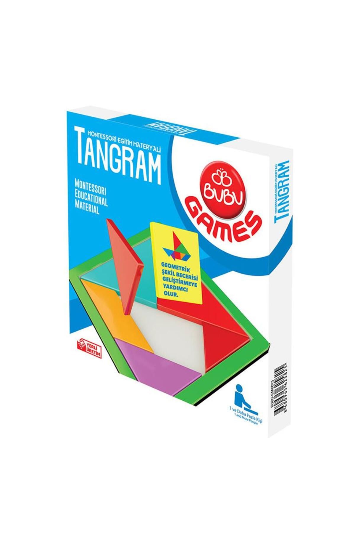Bubu Bu-Bu Games Renkli Tangram 17x17 Cm. (BUBU-GM0015)