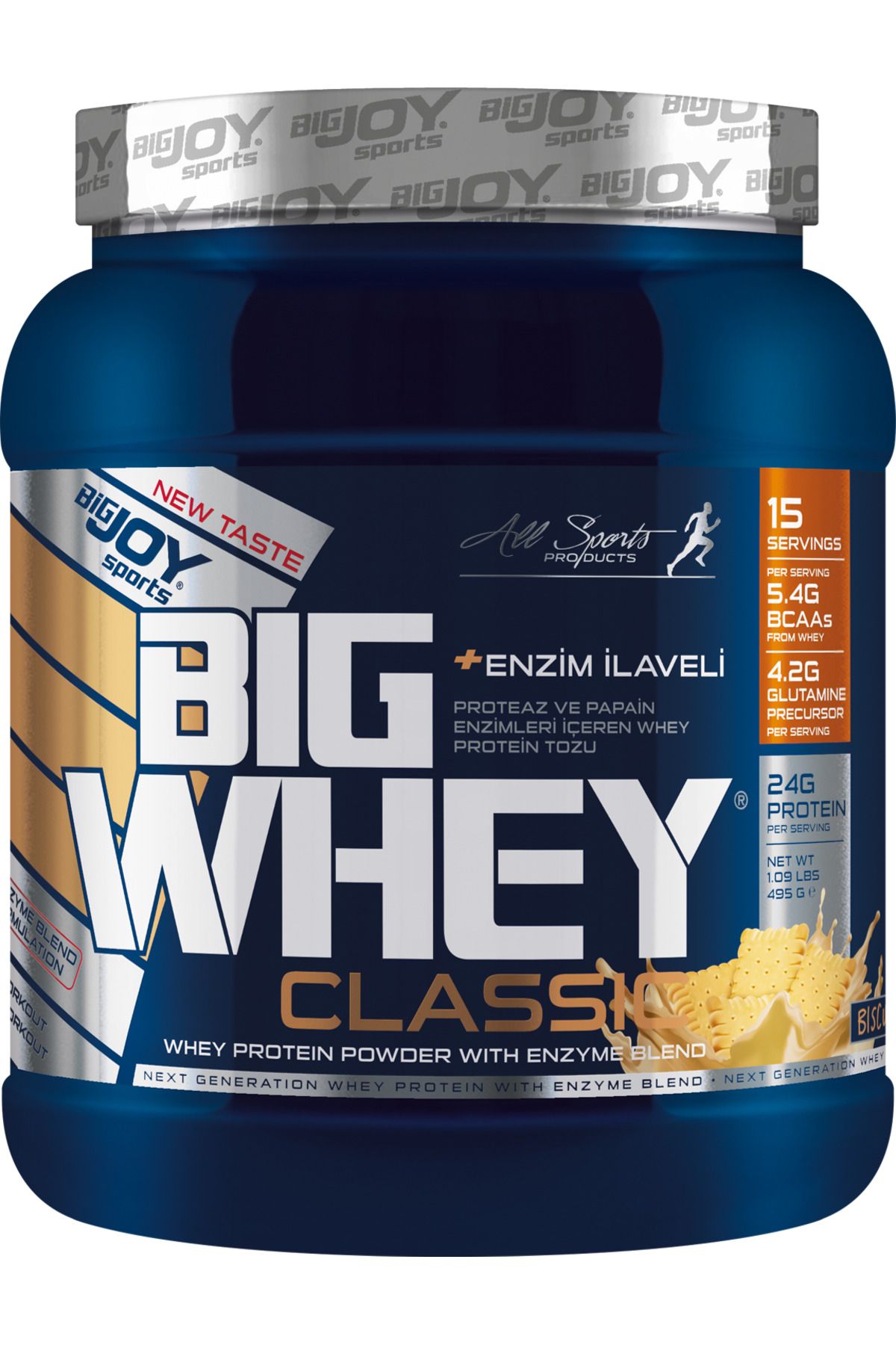 Bigjoy Sports Bigwhey Classic Whey Protein Tozu 495 G Bisküvi 15 Servis