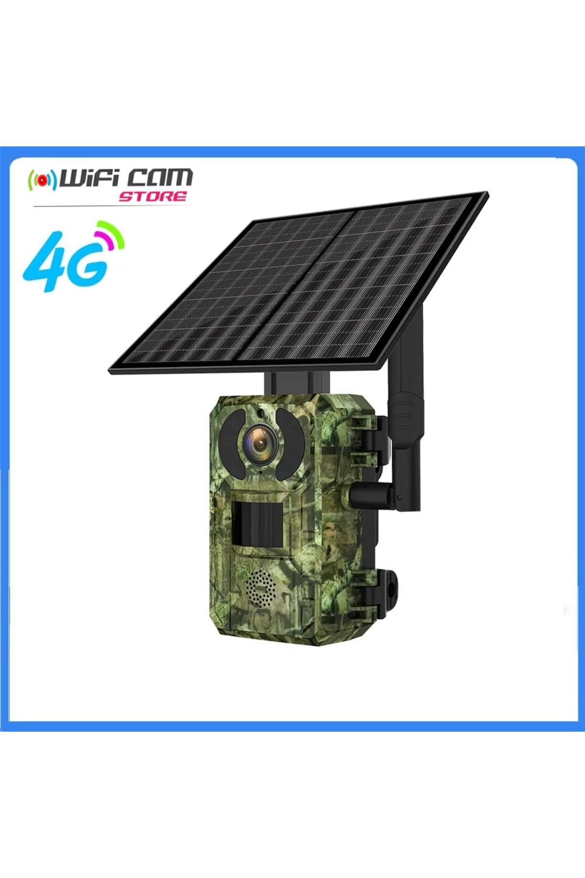 WIFICAM PLUS 4g Sim Kartlı Solar Güneş Enerjili Fotokapan Kamera 4mp Yüksek Çözünürlük