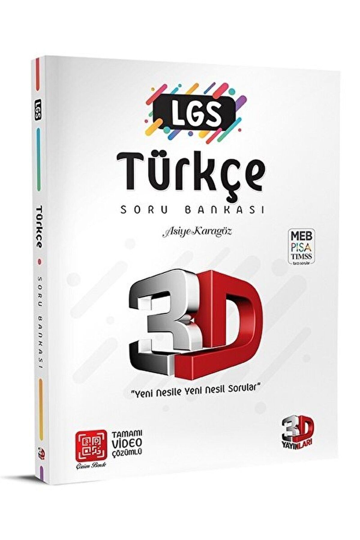 3D Yayınları LGS 3D Türkçe Soru Bankası Tamamı Video Çözümlü / Asiye Karagöz / 3D Yayınları / 9786057590992