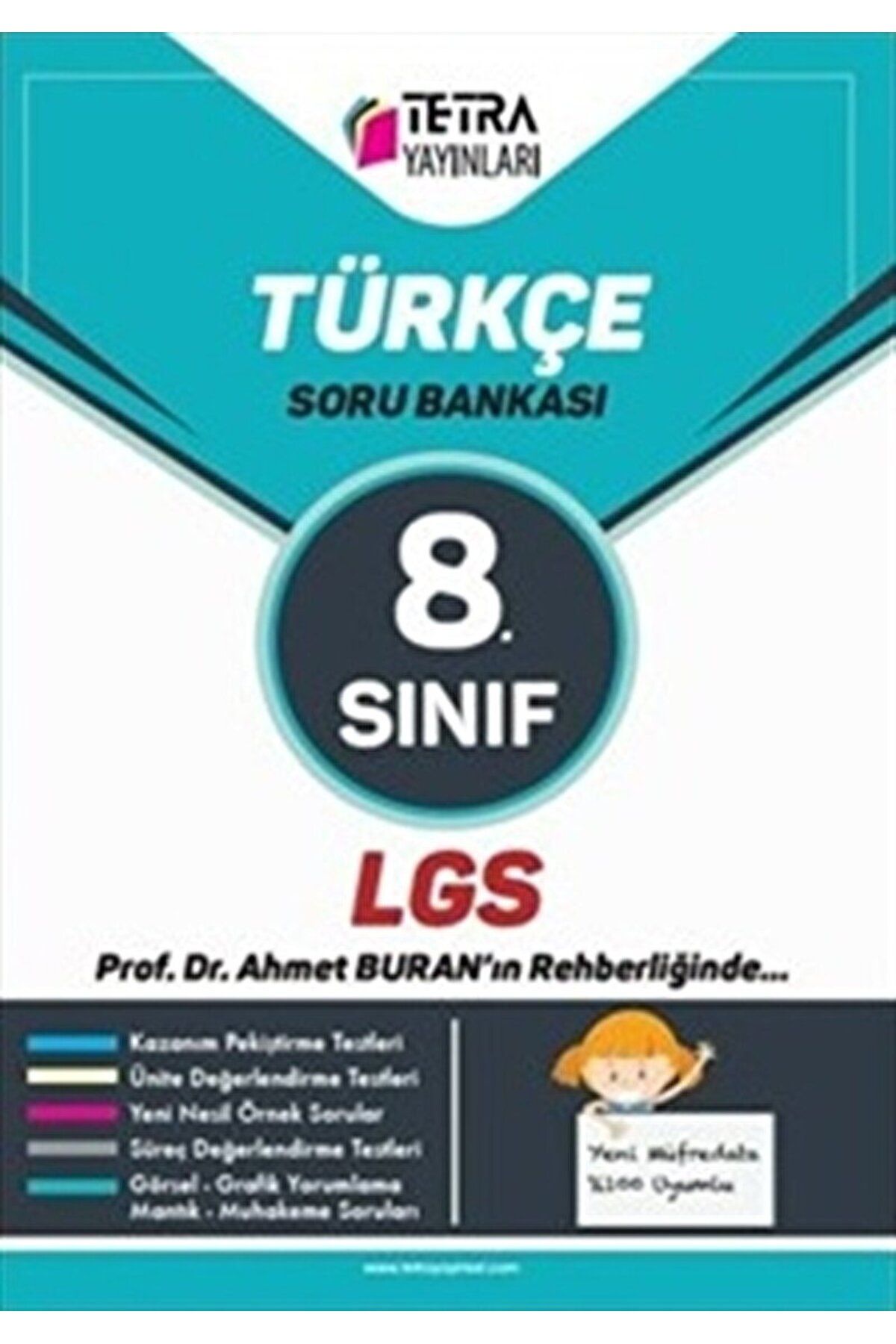 TETRA Yayınları 8. Sınıf LGS Türkçe Soru Bankası / Adem Kurum / Tetra Yayınları / 9786056999208