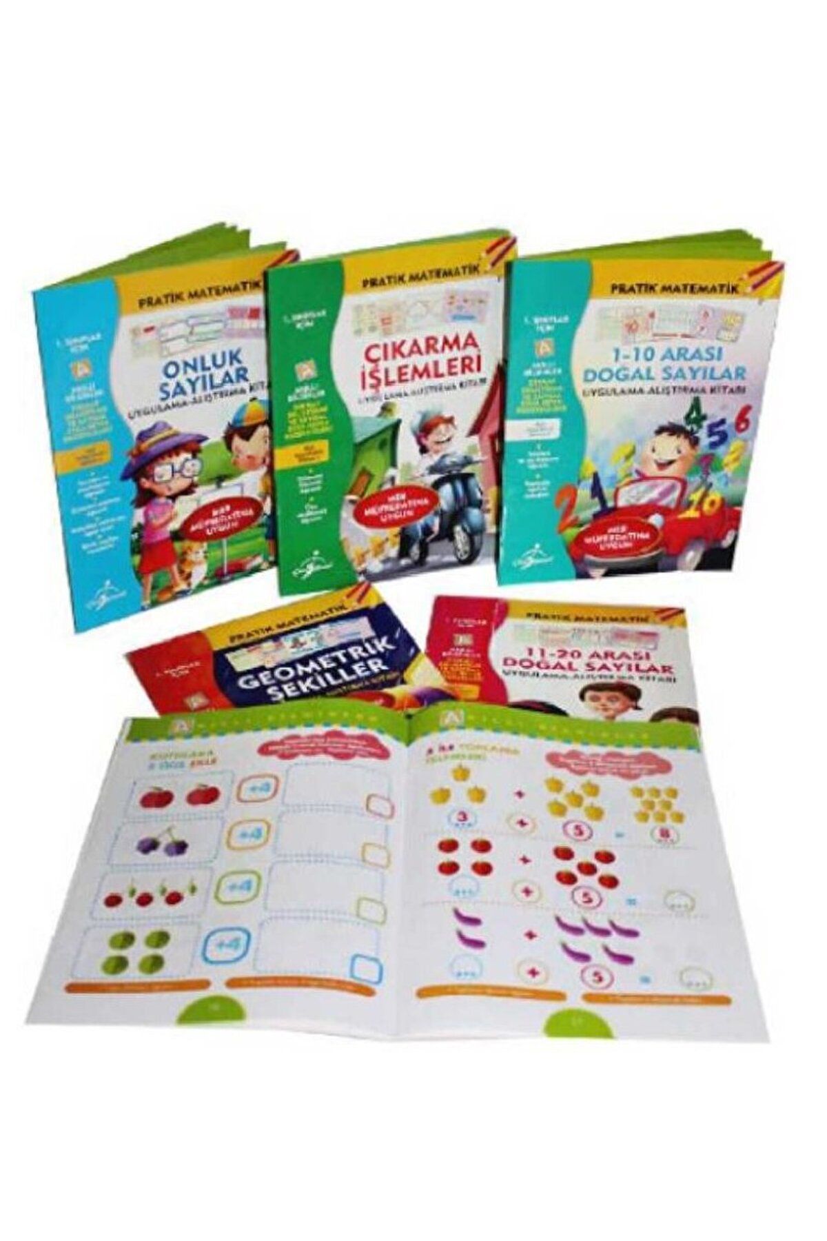 Çocuk Gezegeni 1. Sınıflar İçin Pratik Matematik Serisi 6 Kitap Set / Kolektif / Çocuk Gezegeni / 9781001009940