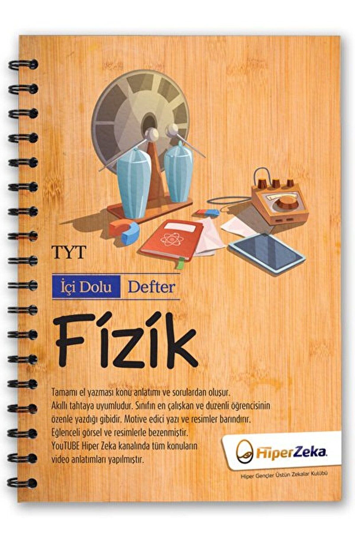 Hiper Zeka Yayınları TYT Fizik İçi Dolu Defter / Kolektif / Hiper Zeka Yayınları / 9786050391459